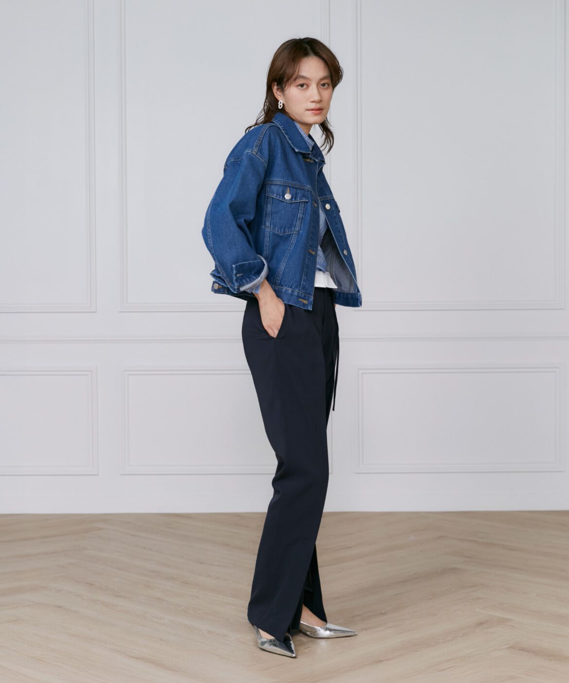 INED「デニムジャケット」|デニムジャケット|