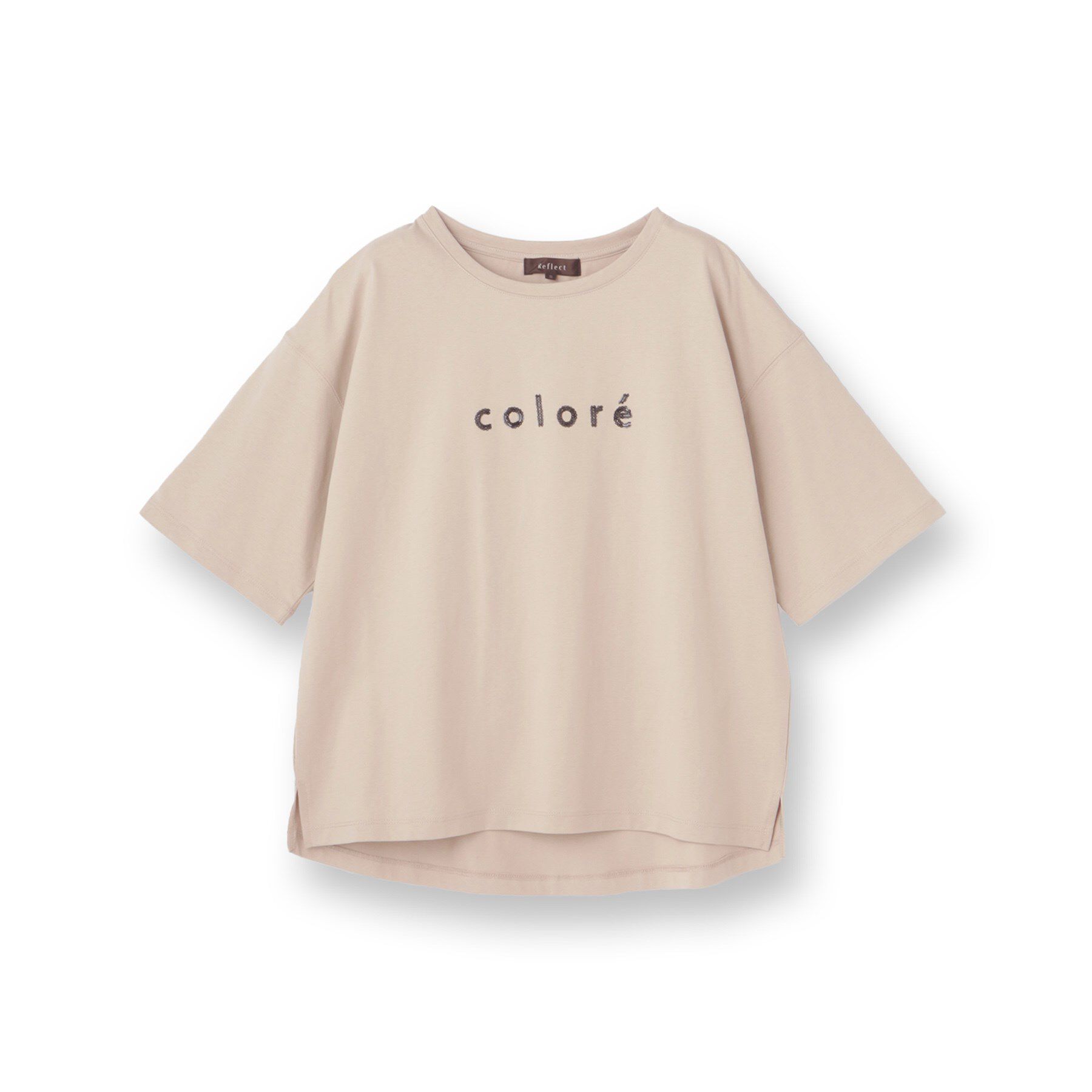 Reflect「【夏SALE／E‐QUALITY／手洗い可】ストライプロゴTシャツ」|Tシャツ・カットソー|