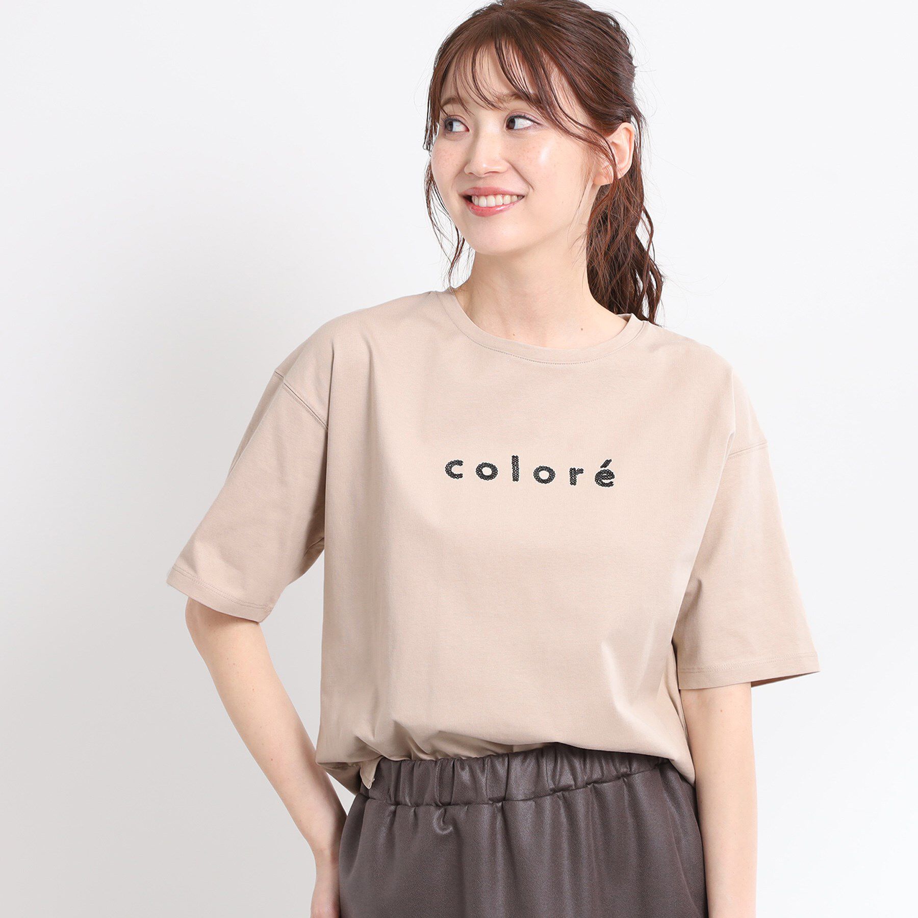 Reflect「【夏SALE／E‐QUALITY／手洗い可】ストライプロゴTシャツ」|Tシャツ・カットソー|