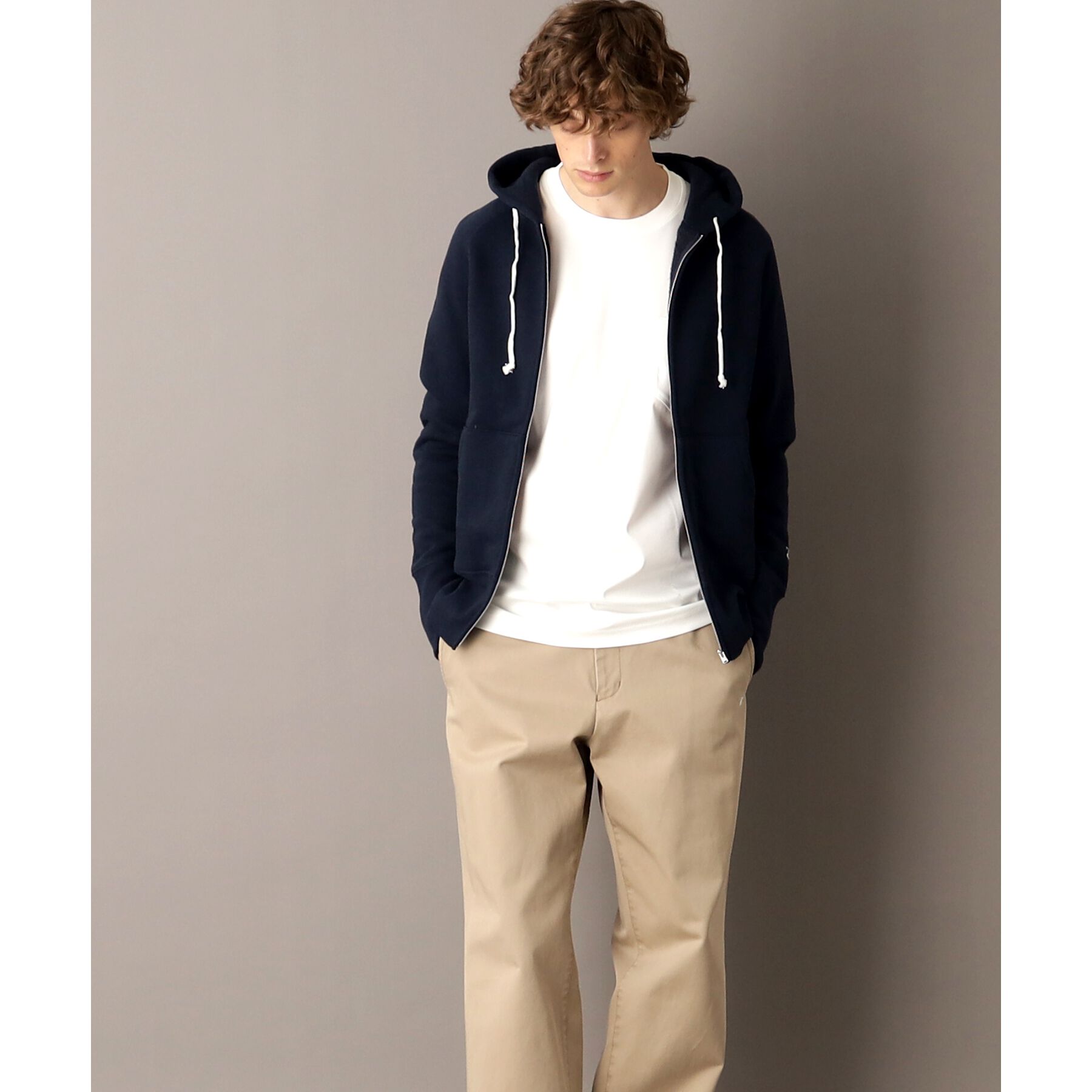 DRESSTERIOR「【ベストセラー】デキシー吊裏毛ジップアップパーカ」|パーカー|