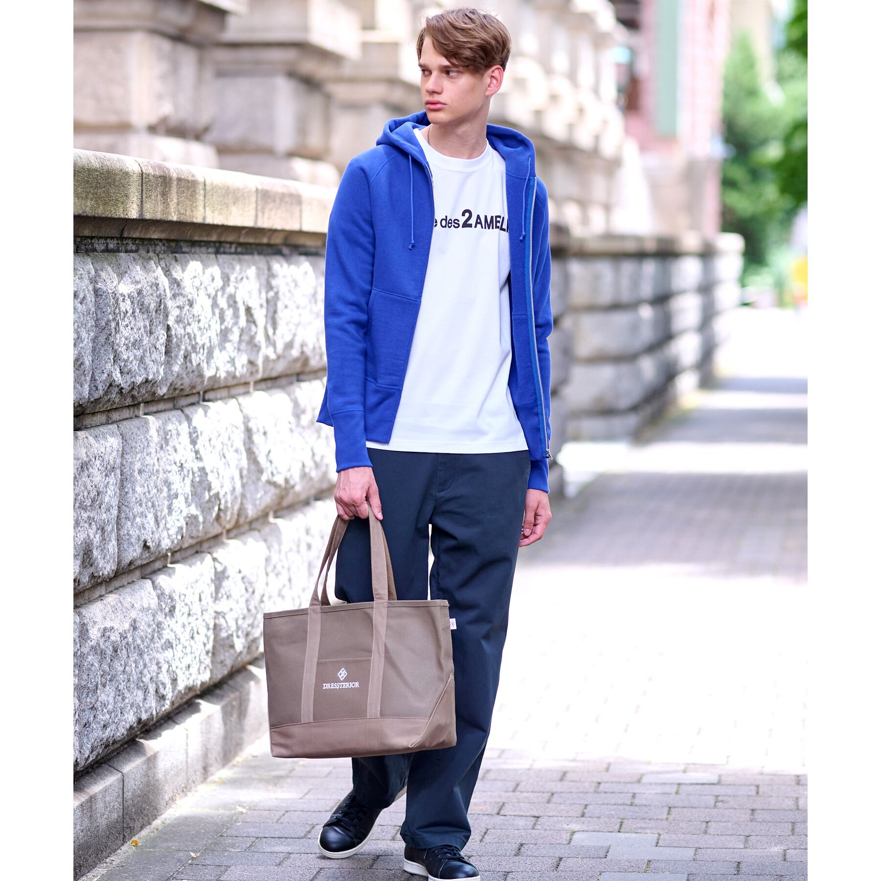 DRESSTERIOR「【ベストセラー】デキシー吊裏毛ジップアップパーカ」|パーカー|