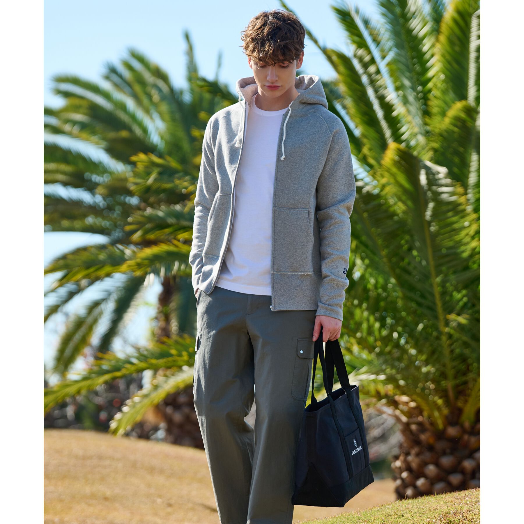 DRESSTERIOR「【ベストセラー】デキシー吊裏毛ジップアップパーカ」|パーカー|