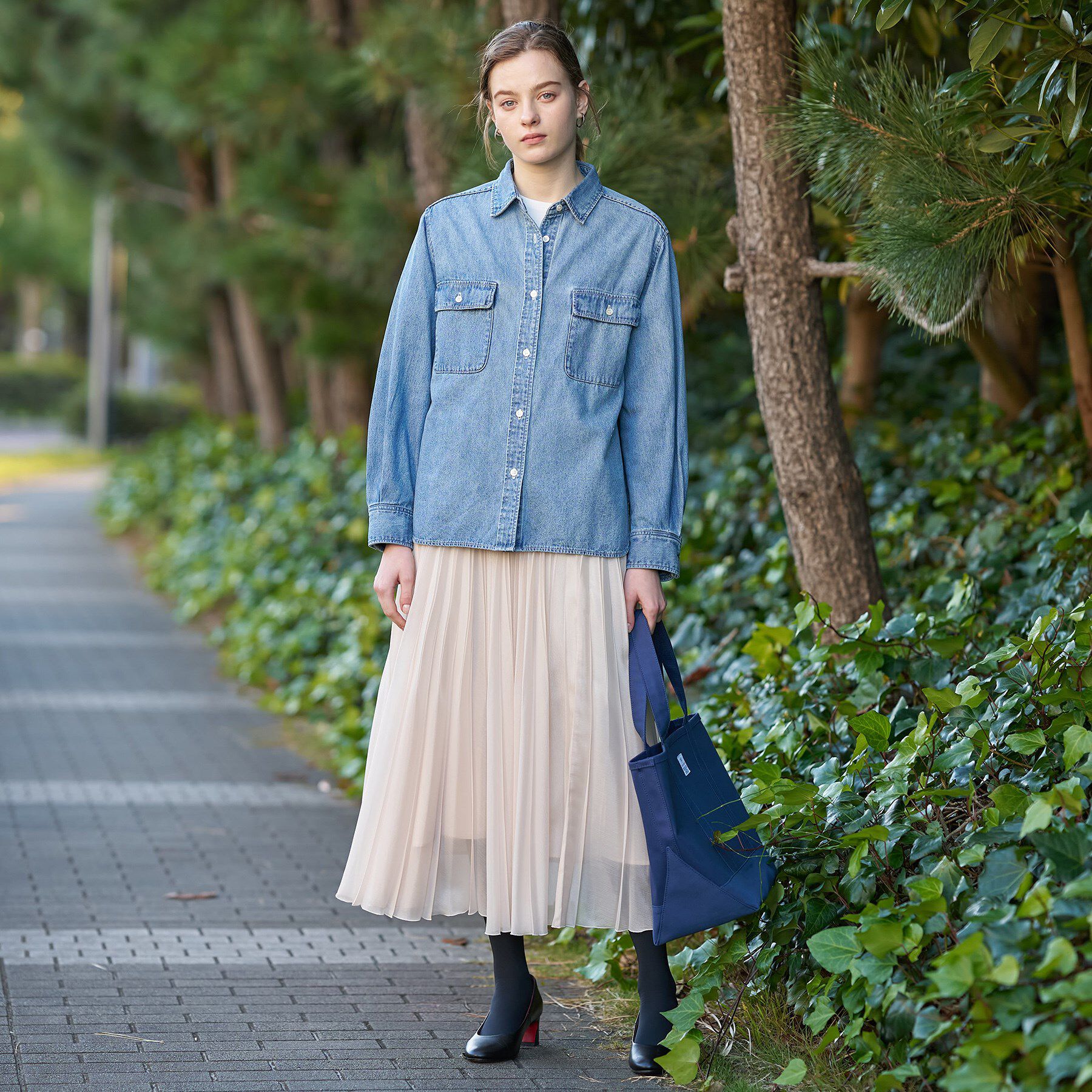 DRESSTERIOR「ライトオンスデニムシャツ」|シャツ・ブラウス|