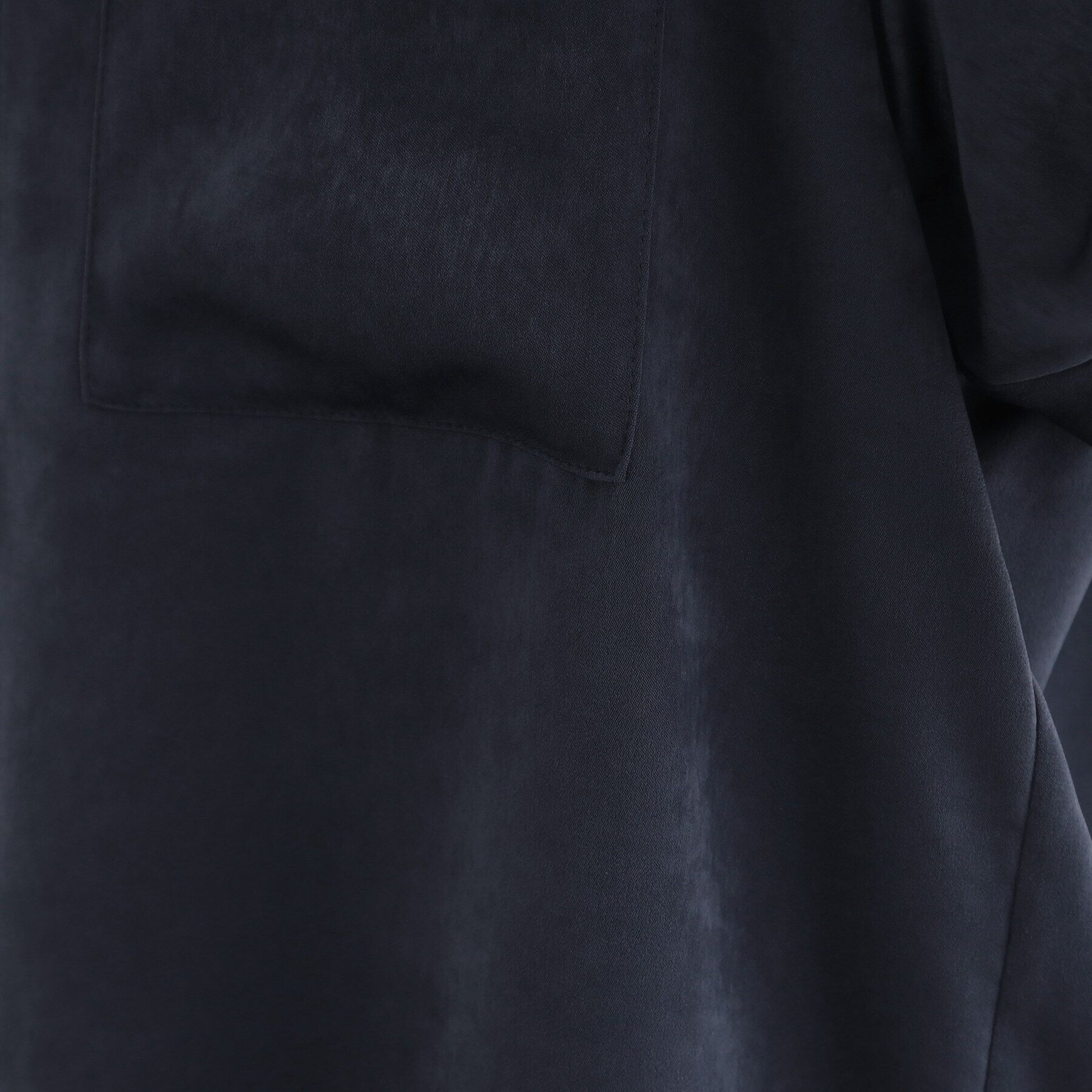 INDIVI「【洗える／UVケア】スエード調サテンワークシャツブラウス」|シャツ・ブラウス|