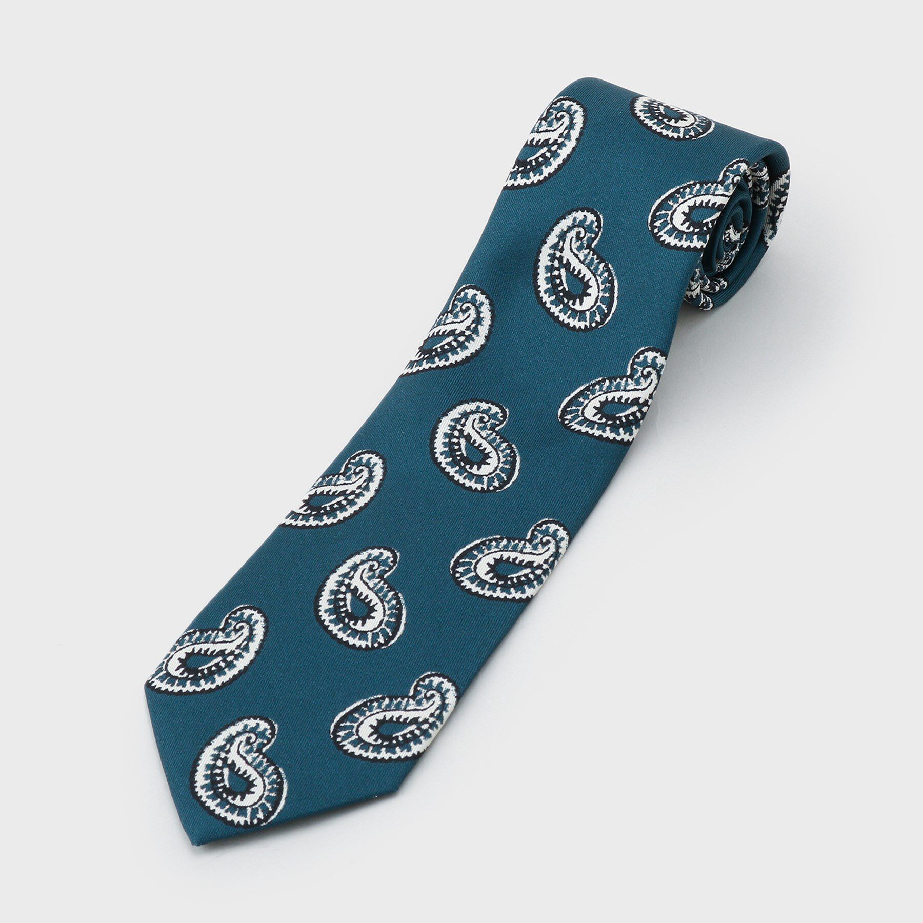 40CARATS&525「ペイズリースタンプネクタイ」|ネクタイ・蝶ネクタイ|
