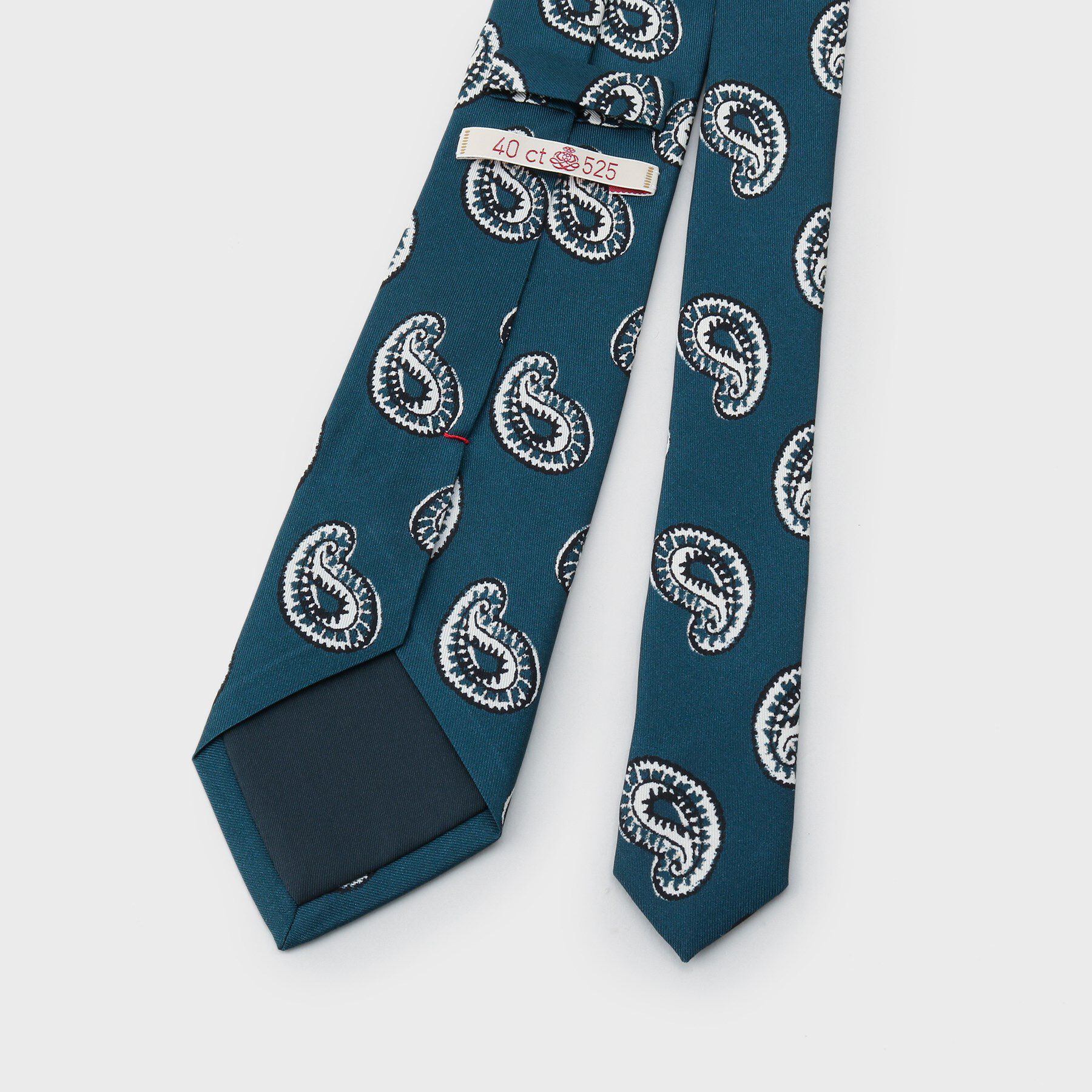 40CARATS&525「ペイズリースタンプネクタイ」|ネクタイ・蝶ネクタイ|