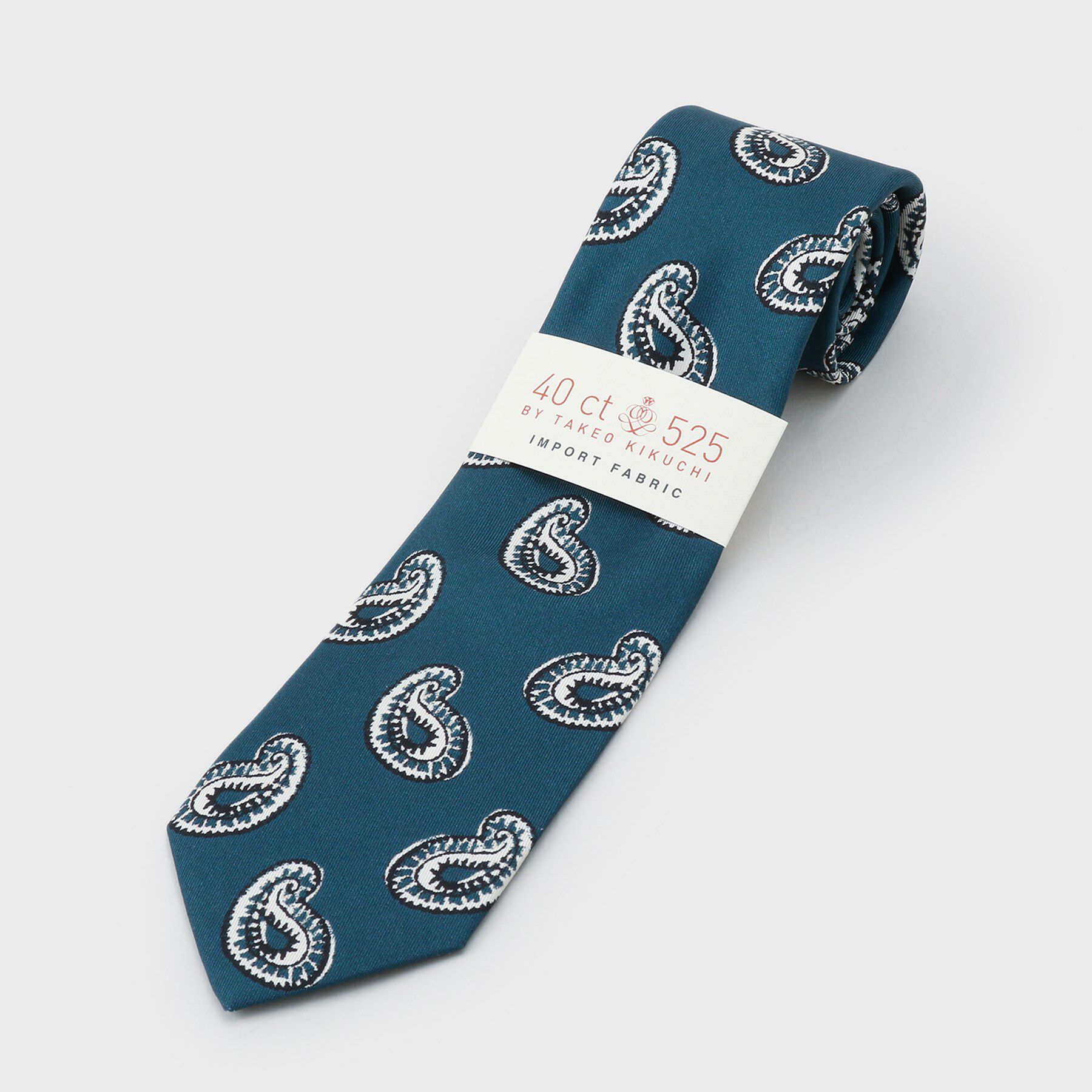 40CARATS&525「ペイズリースタンプネクタイ」|ネクタイ・蝶ネクタイ|