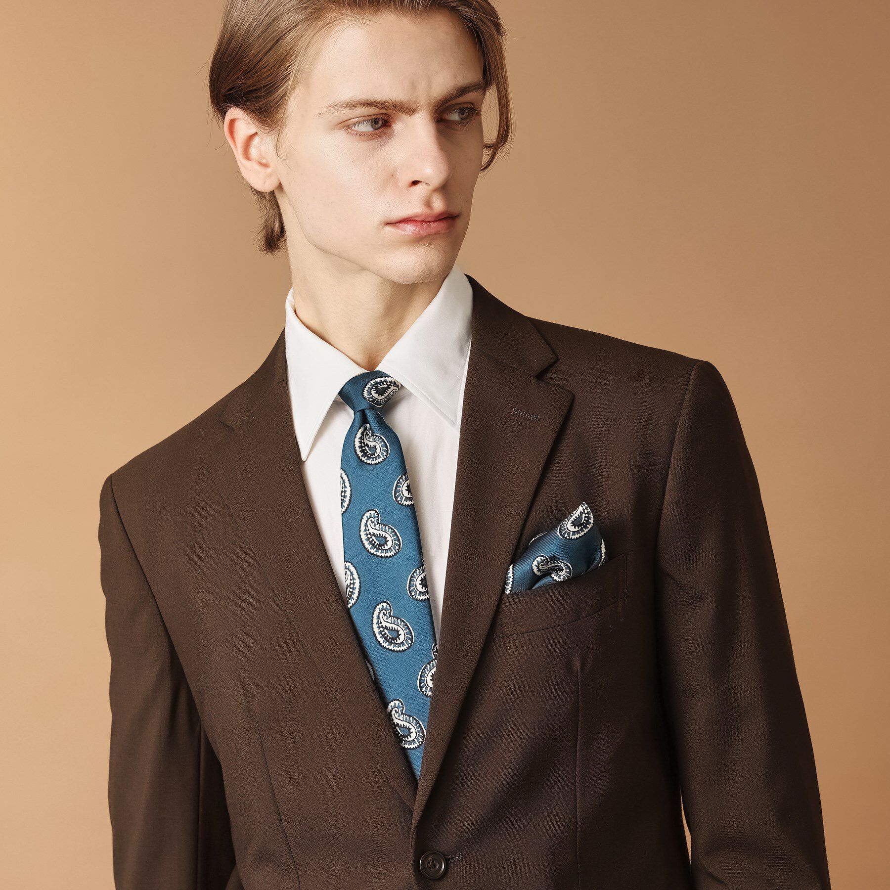 40CARATS&525「ペイズリースタンプネクタイ」|ネクタイ・蝶ネクタイ|