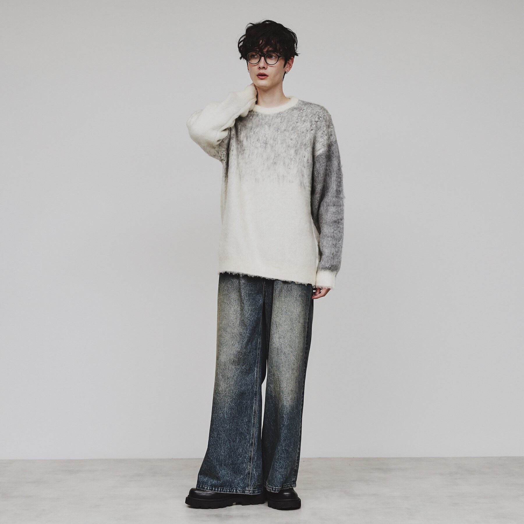 tk.TAKEO KIKUCHI「シャギーニットプルオーバー」|ニット・セーター|