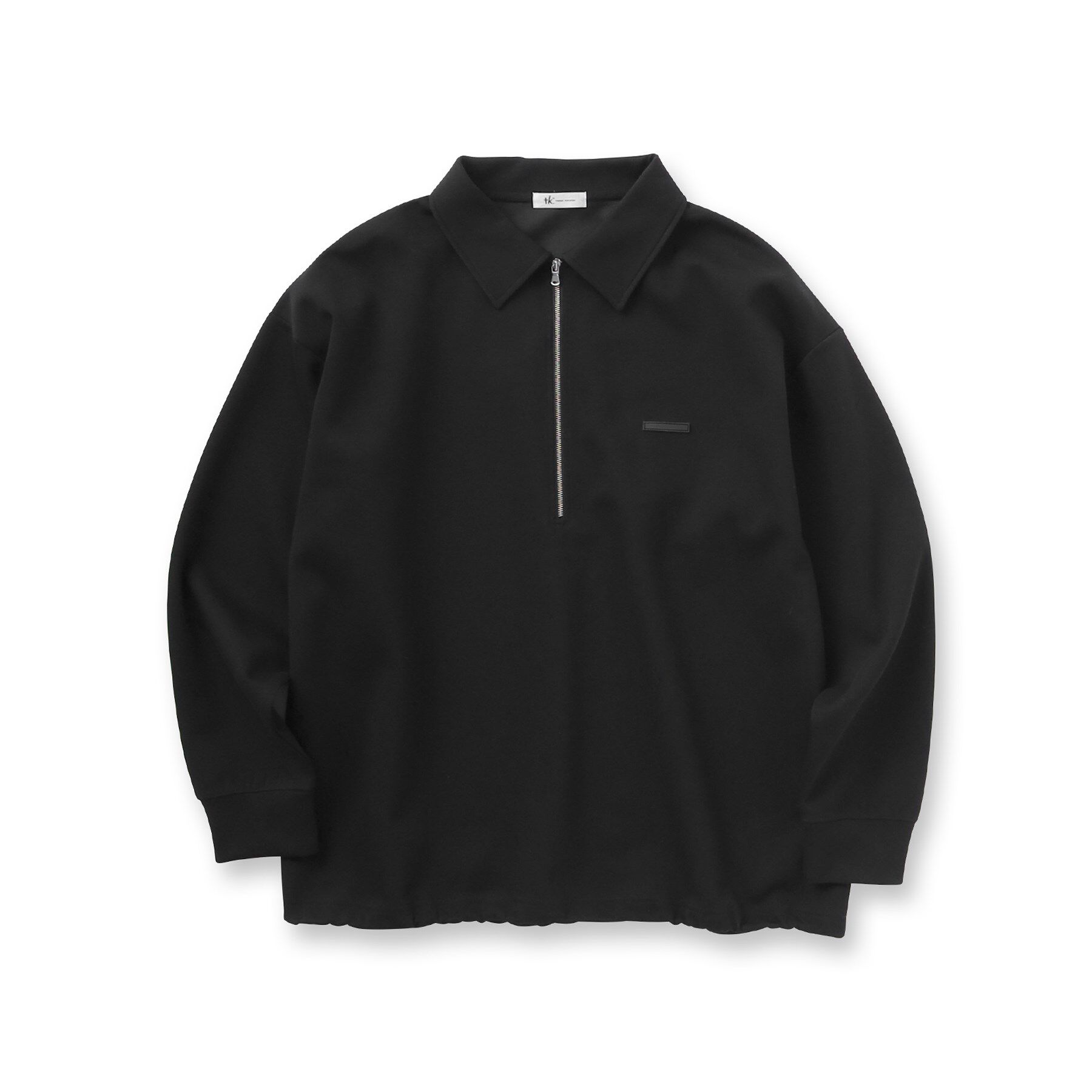 tk.TAKEO KIKUCHI「ルーズハーフジップポロスウェット」|Tシャツ・カットソー|