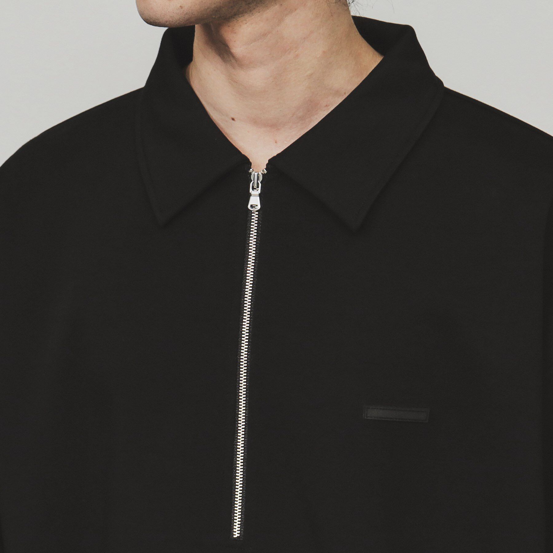 tk.TAKEO KIKUCHI「ルーズハーフジップポロスウェット」|Tシャツ・カットソー|