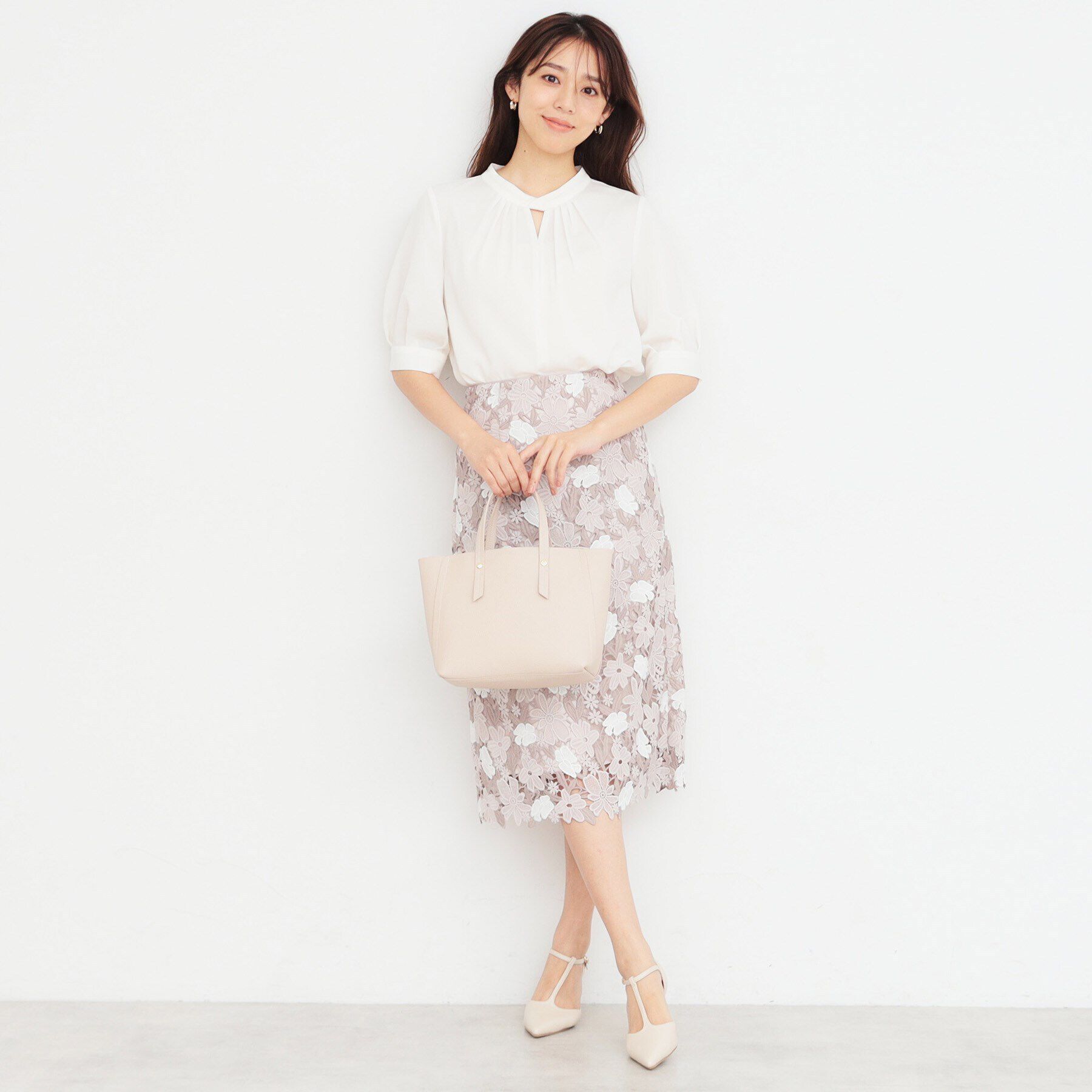 index「【2WAY】フェイクレザーミドルトートバッグ」|トートバッグ|