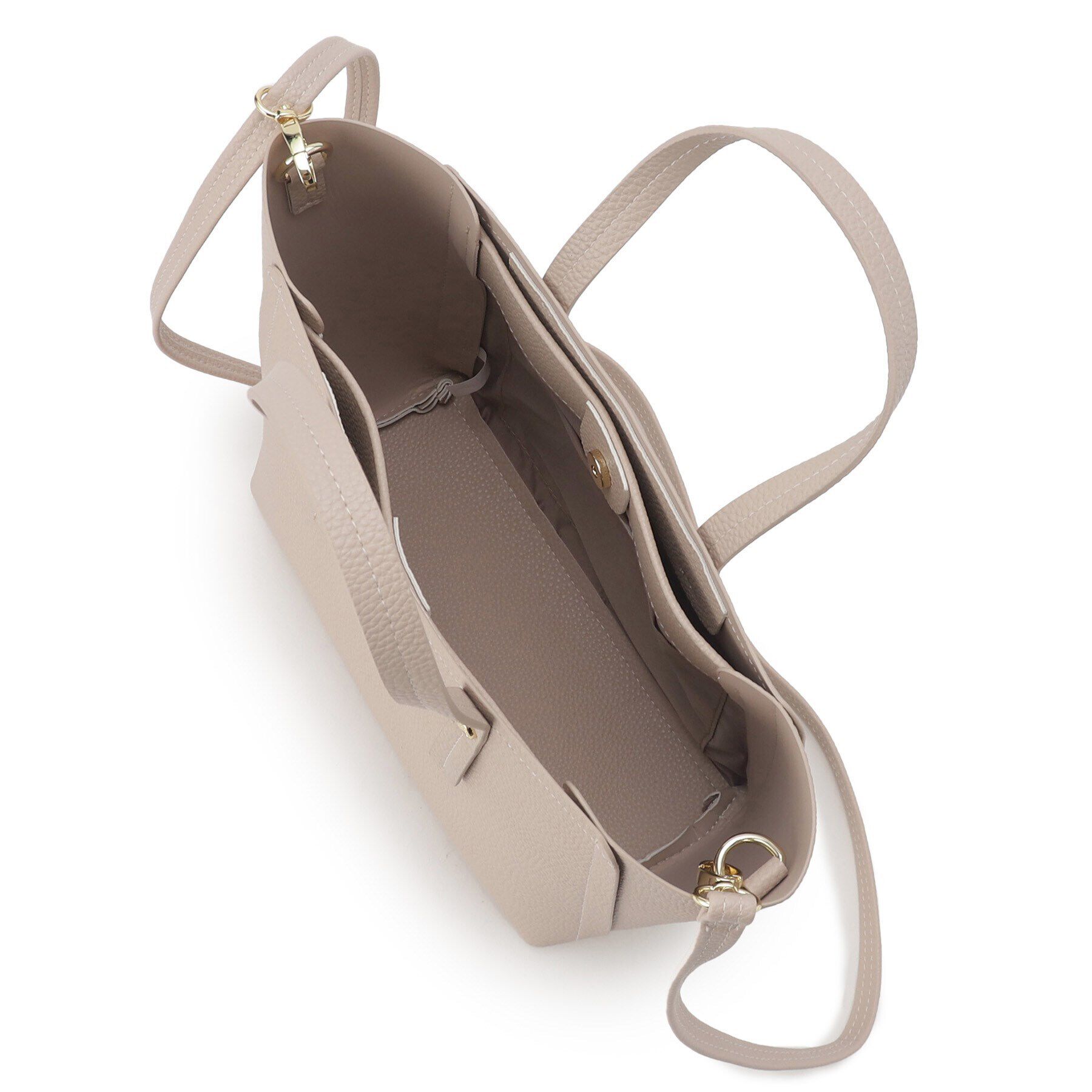 index「【2WAY】フェイクレザーミドルトートバッグ」|トートバッグ|