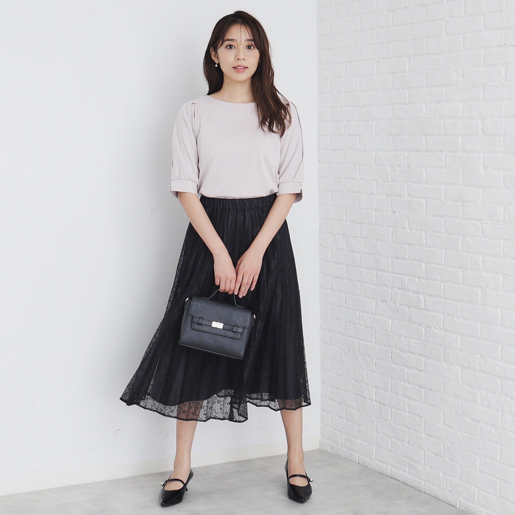 index「クールタッチラップスリーブトップス【洗濯機洗い可/接触冷感】」|Tシャツ・カットソー|