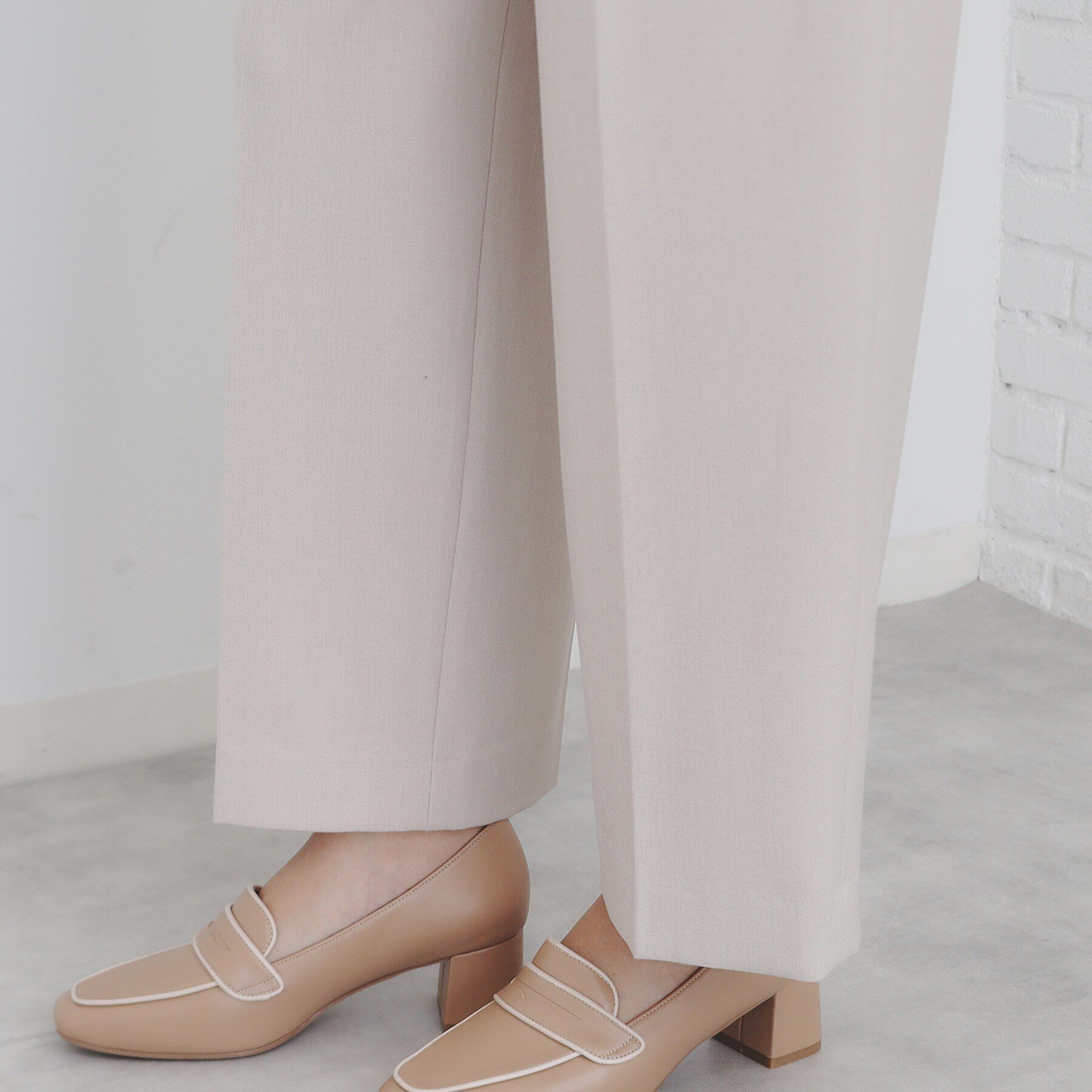 index「《S-LLsize》ストレッチタックワイドパンツ【洗濯機洗い可/吸湿発熱/イージーケア】」|その他|