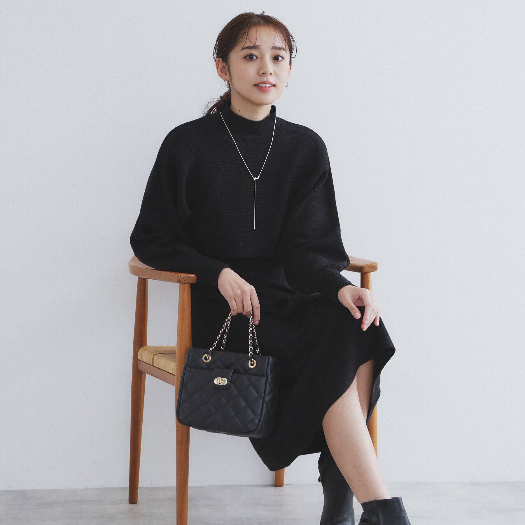 index「《XS-LLsize》マルチウェイニットワンピース【洗濯機洗い可】」|ワンピース|