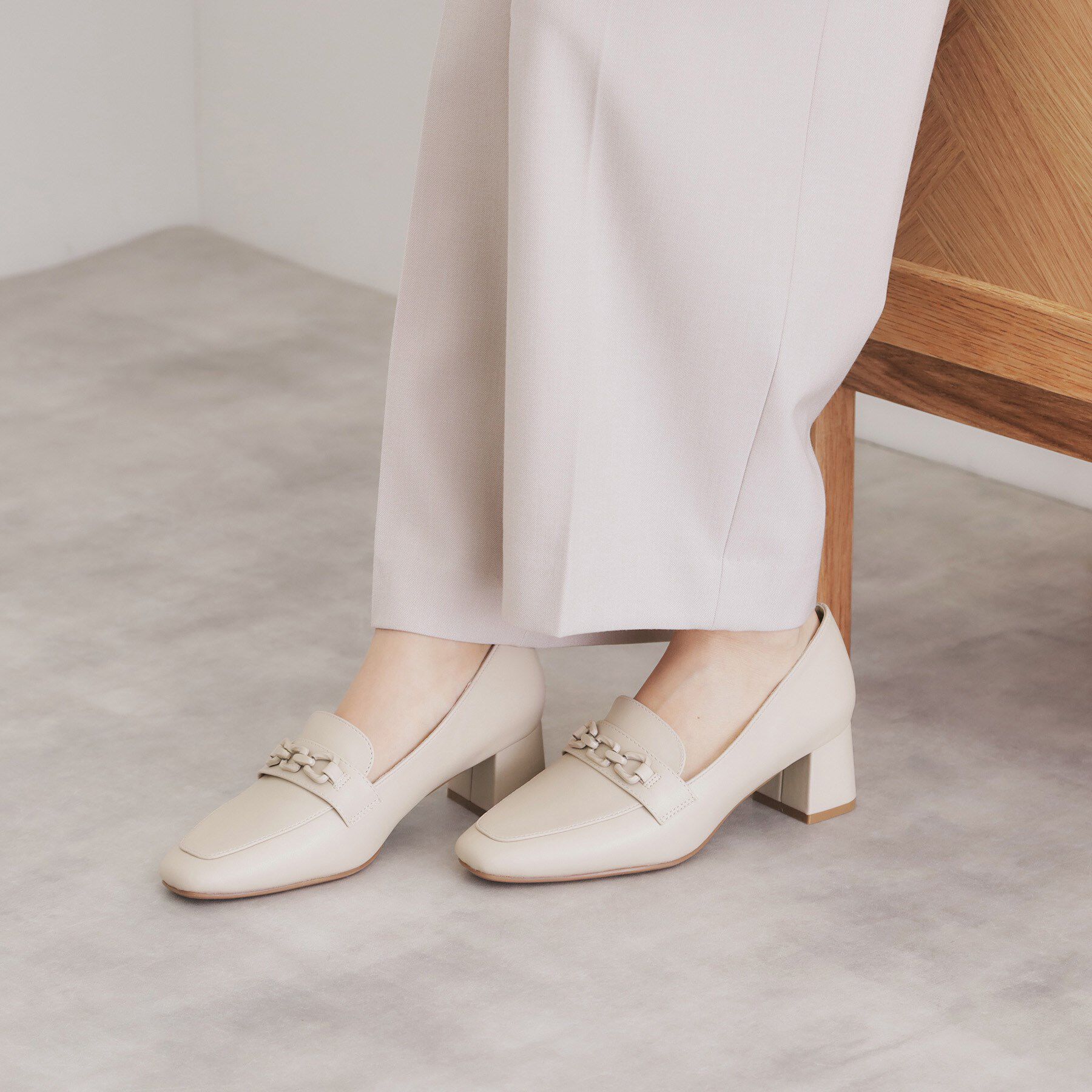 index「ビット付きヒールローファー」|パンプス|