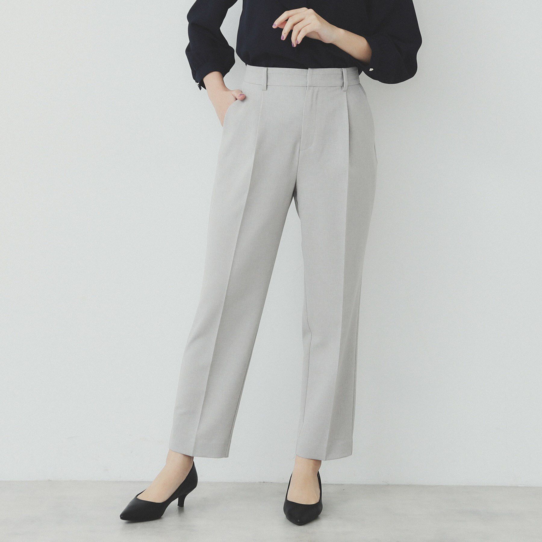 index「ストレッチテーパードパンツ/セットアップ対応可【洗濯機洗い可/イージーアイロン/抗ピル】」|その他|