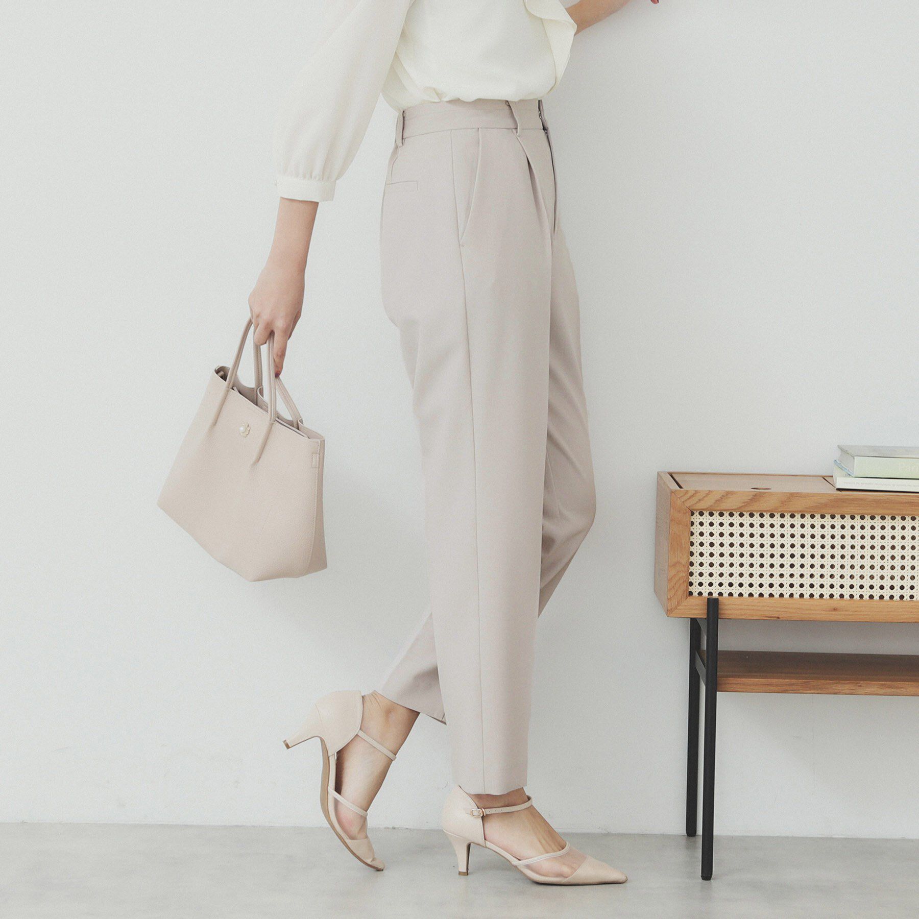 index「ストレッチテーパードパンツ/セットアップ対応可【洗濯機洗い可/イージーアイロン/抗ピル】」|その他|