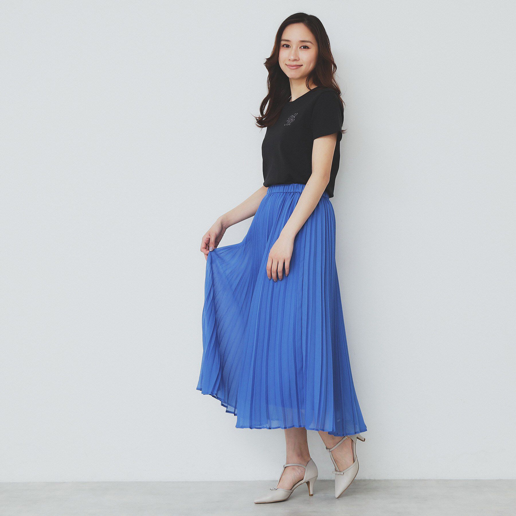 index「シアープリーツフレアスカート【洗濯機洗い可】」|スカート|