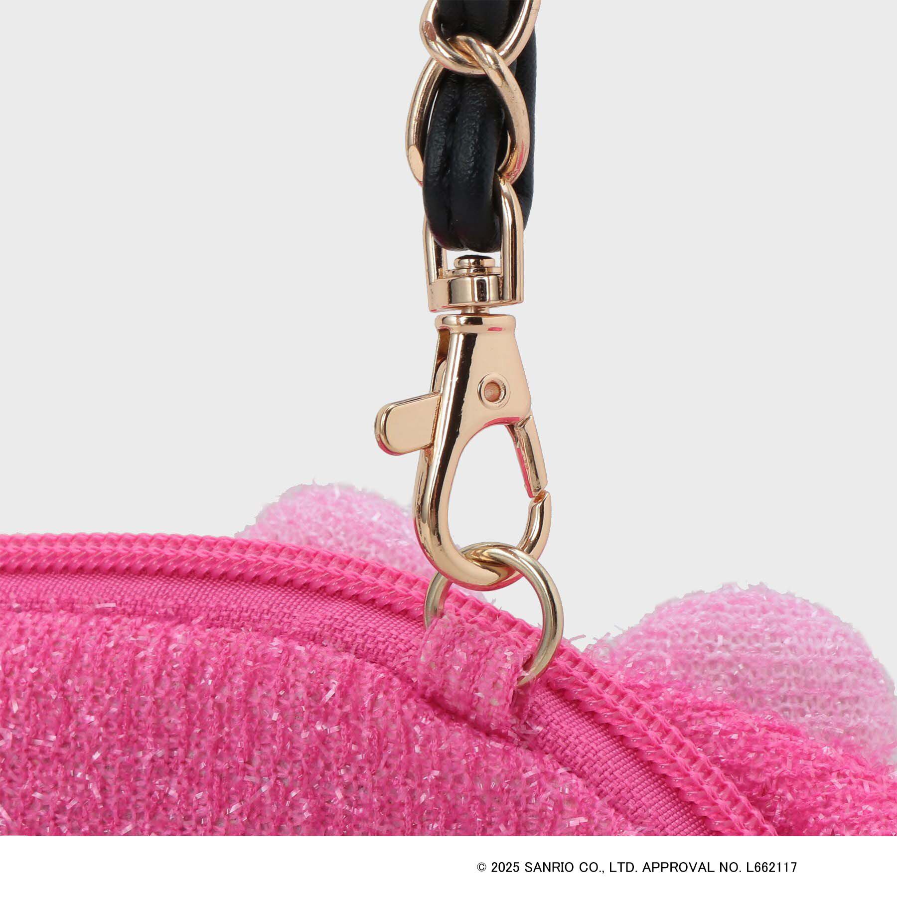 OPAQUE.CLIP「【マイメロディ】たれ耳フェイス型2WAYキラキラミニショルダー」|ショルダー・メッセンジャー|