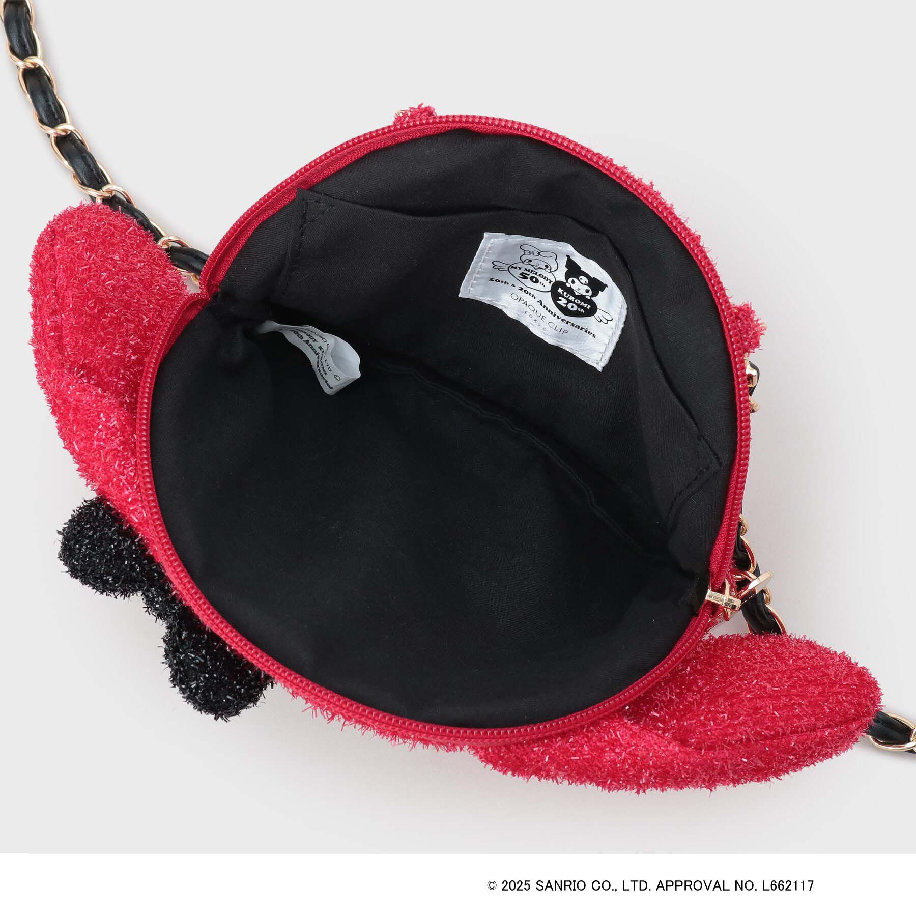 OPAQUE.CLIP「【マイメロディ】たれ耳フェイス型2WAYキラキラミニショルダー」|ショルダー・メッセンジャー|