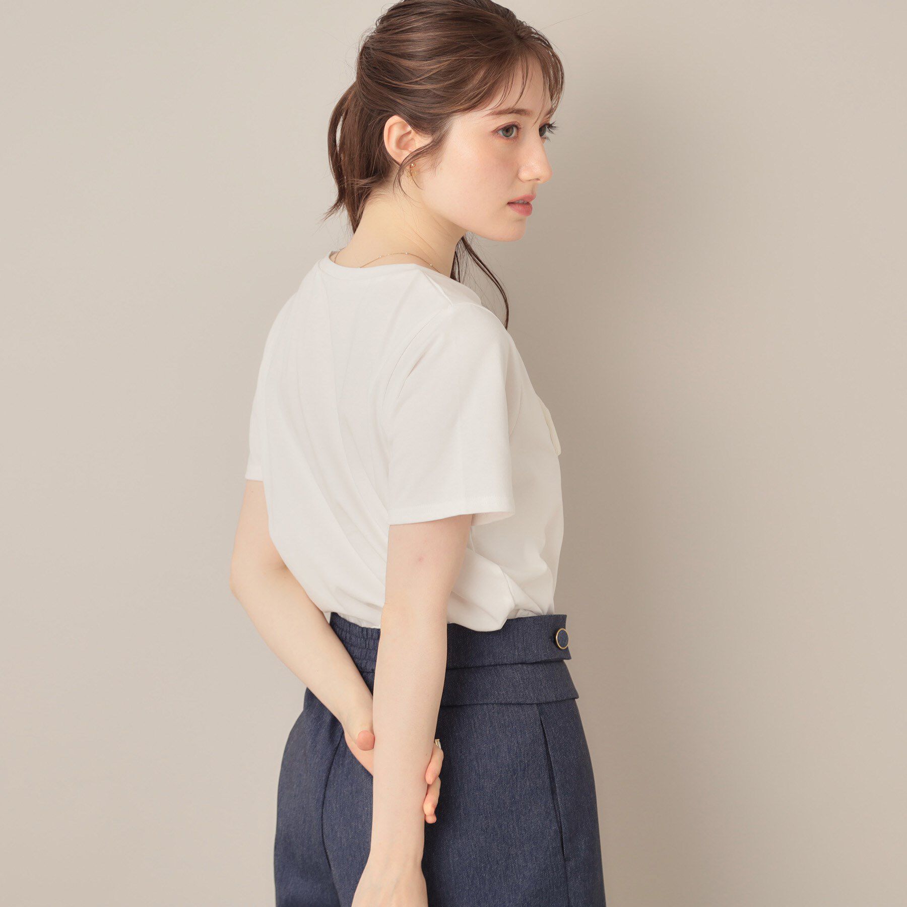 Couture broach「テープ刺繍ロゴT」|Tシャツ・カットソー|