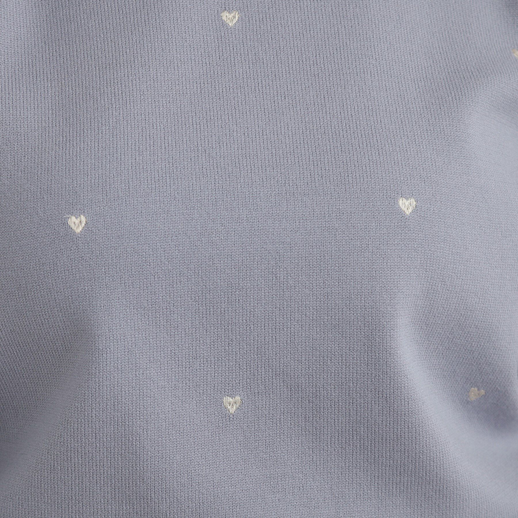 Couture broach「【着映え】ハートドットラメ刺繍ニット」|ニット・セーター|