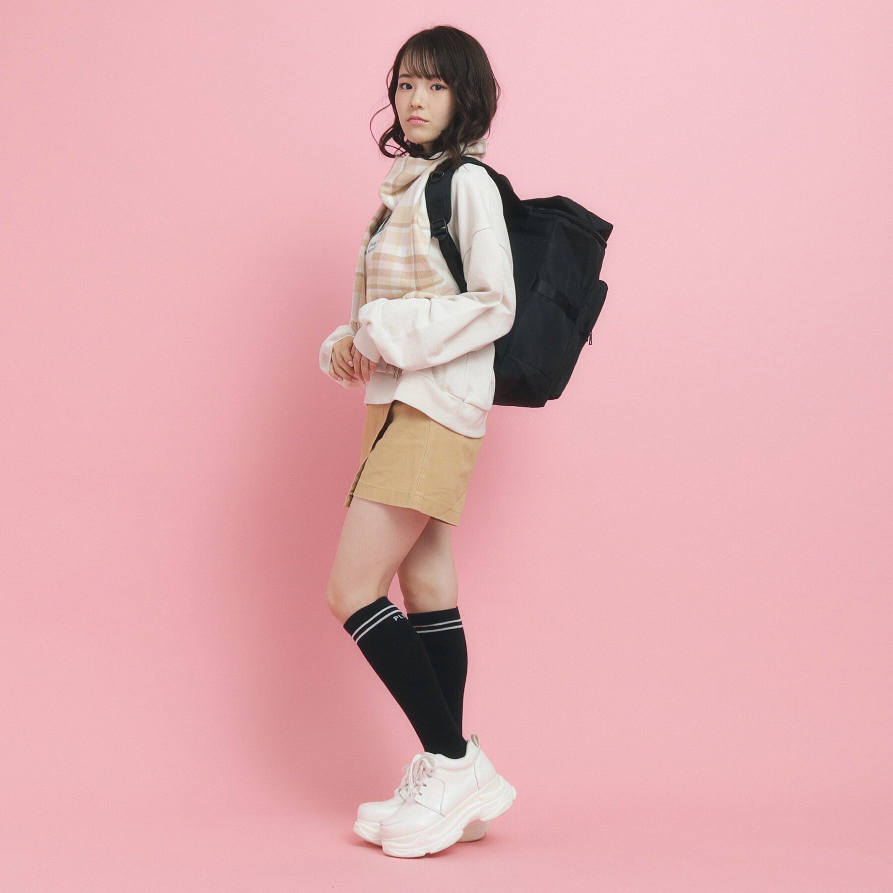 PINK-latte「【スクールグッズ/習い事】ボックスリュック」|リュック|