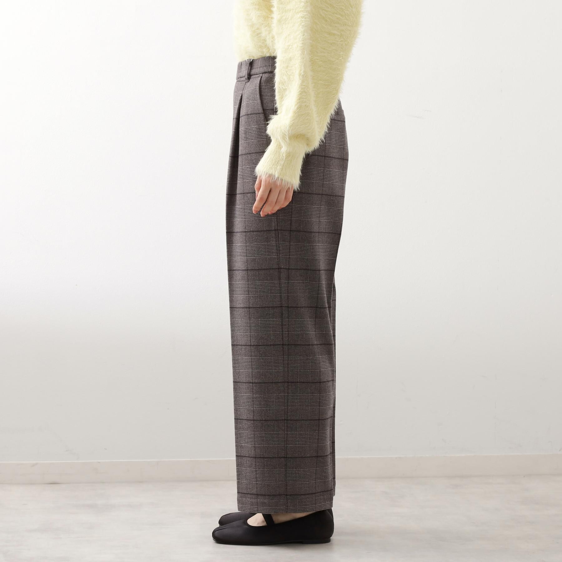 THE SHOP TK「【着丈選べる/XS～XLサイズ】あったか裏起毛ワイドパンツ」|その他|