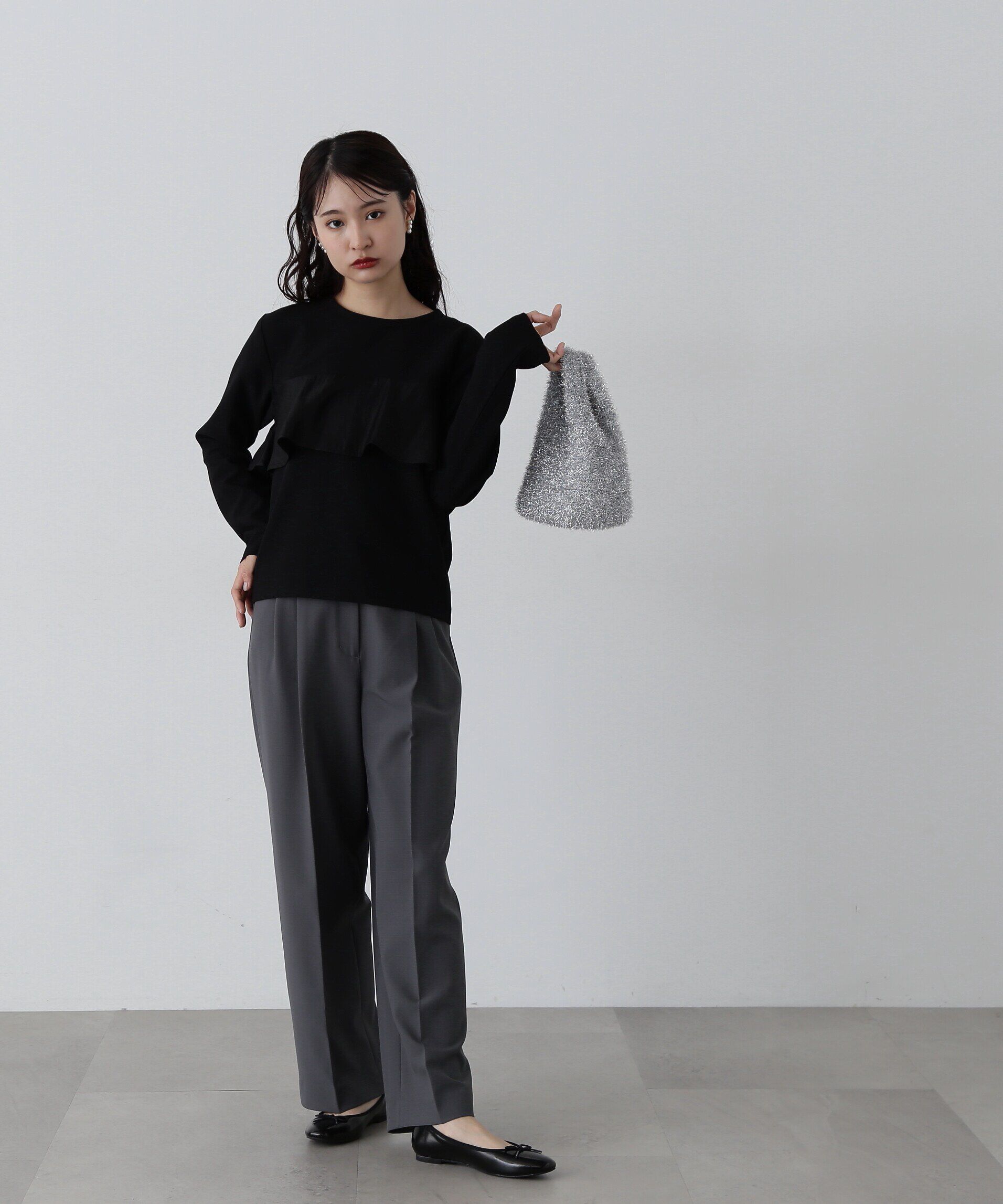  「異素材パネルドッキングカットソー」|Tシャツ・カットソー|