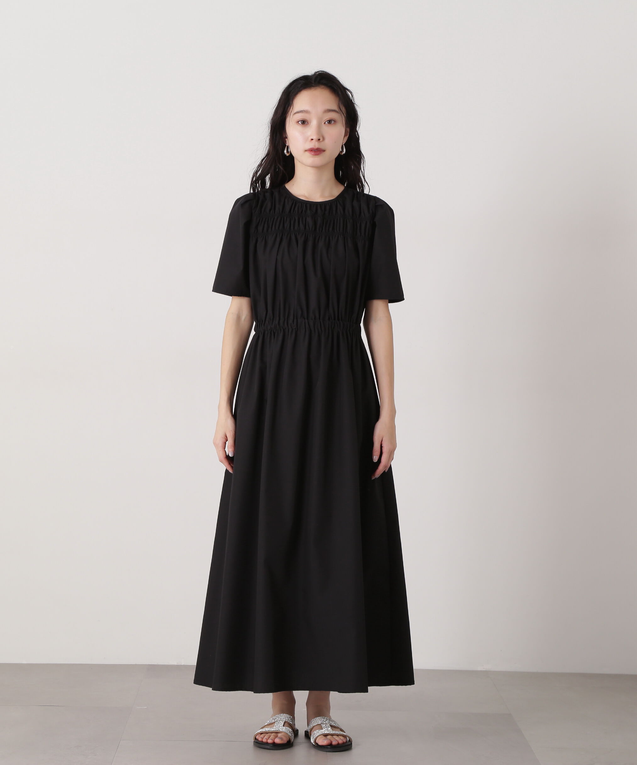  「ローンタックショルダーワンピース」|ワンピース|