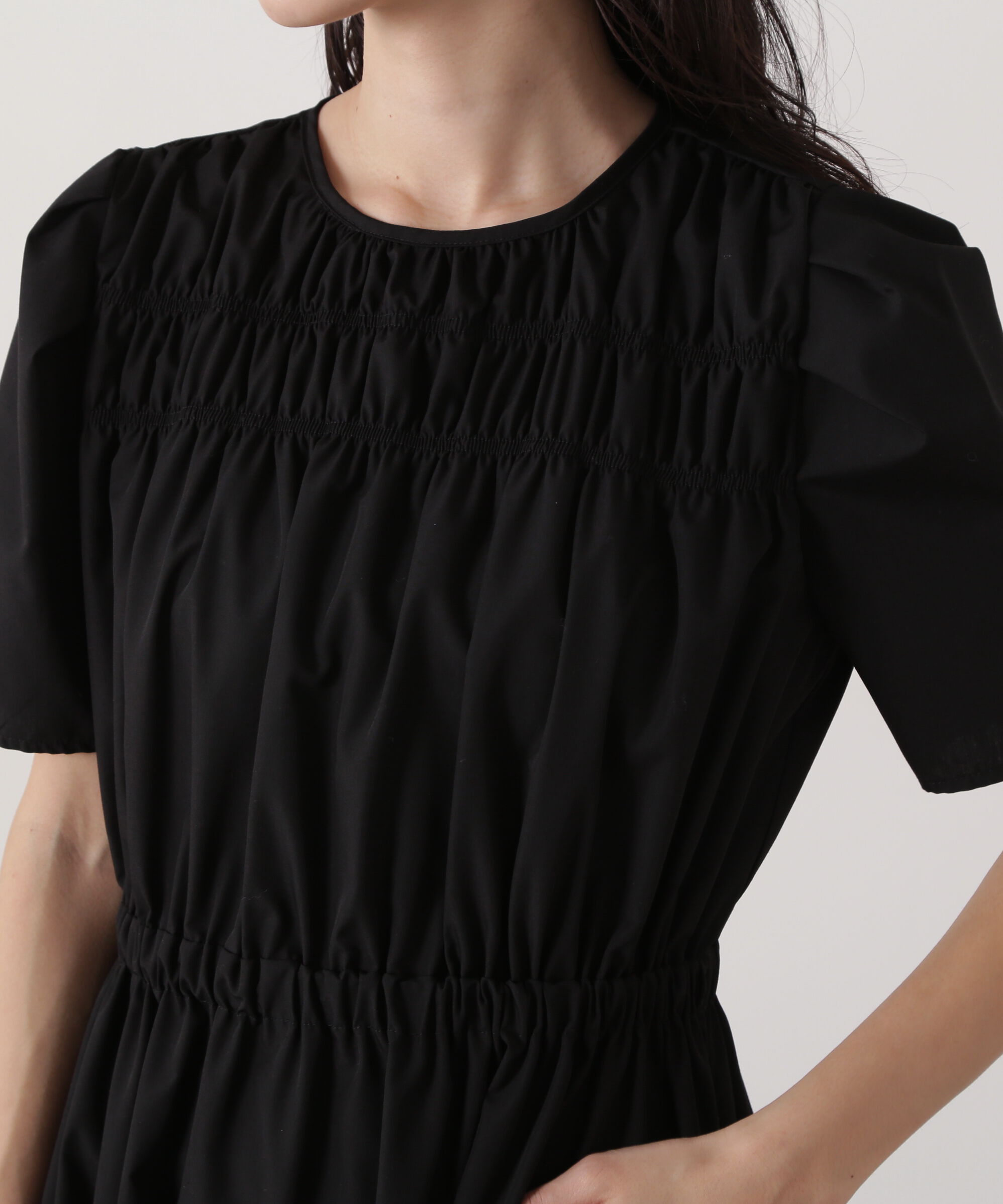  「ローンタックショルダーワンピース」|ワンピース|