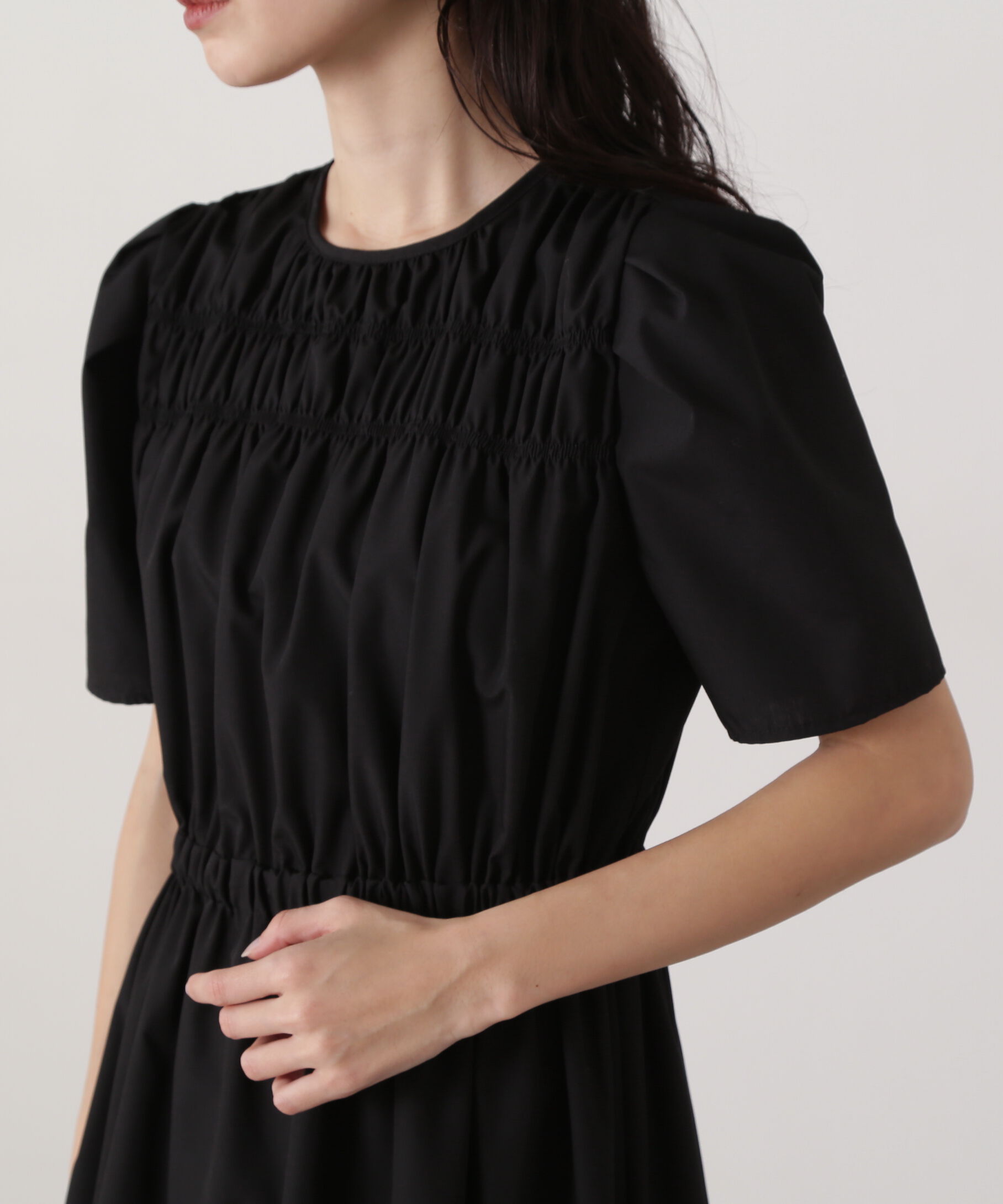  「ローンタックショルダーワンピース」|ワンピース|