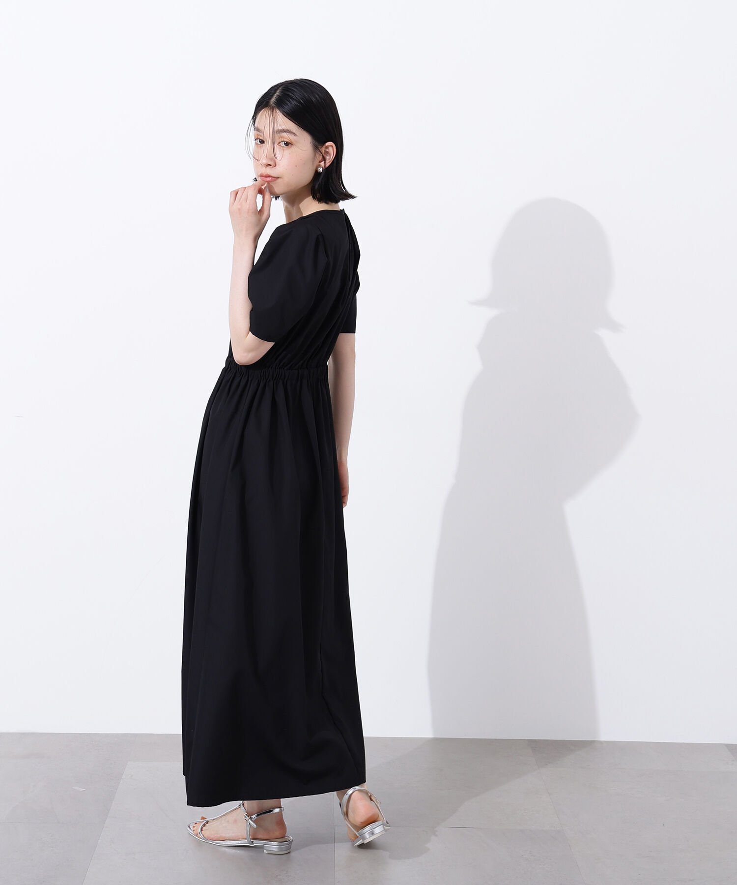  「ローンタックショルダーワンピース」|ワンピース|