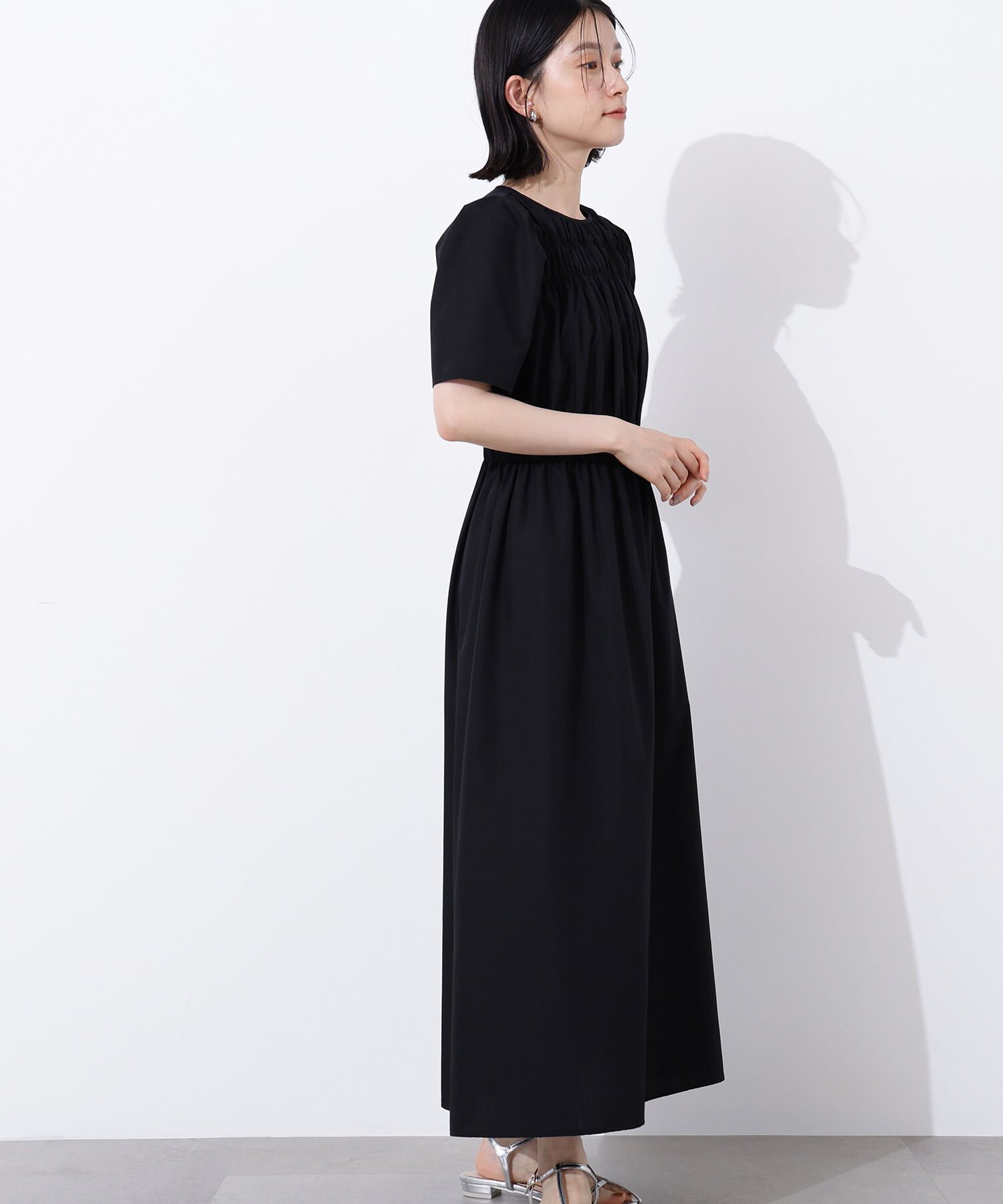  「ローンタックショルダーワンピース」|ワンピース|