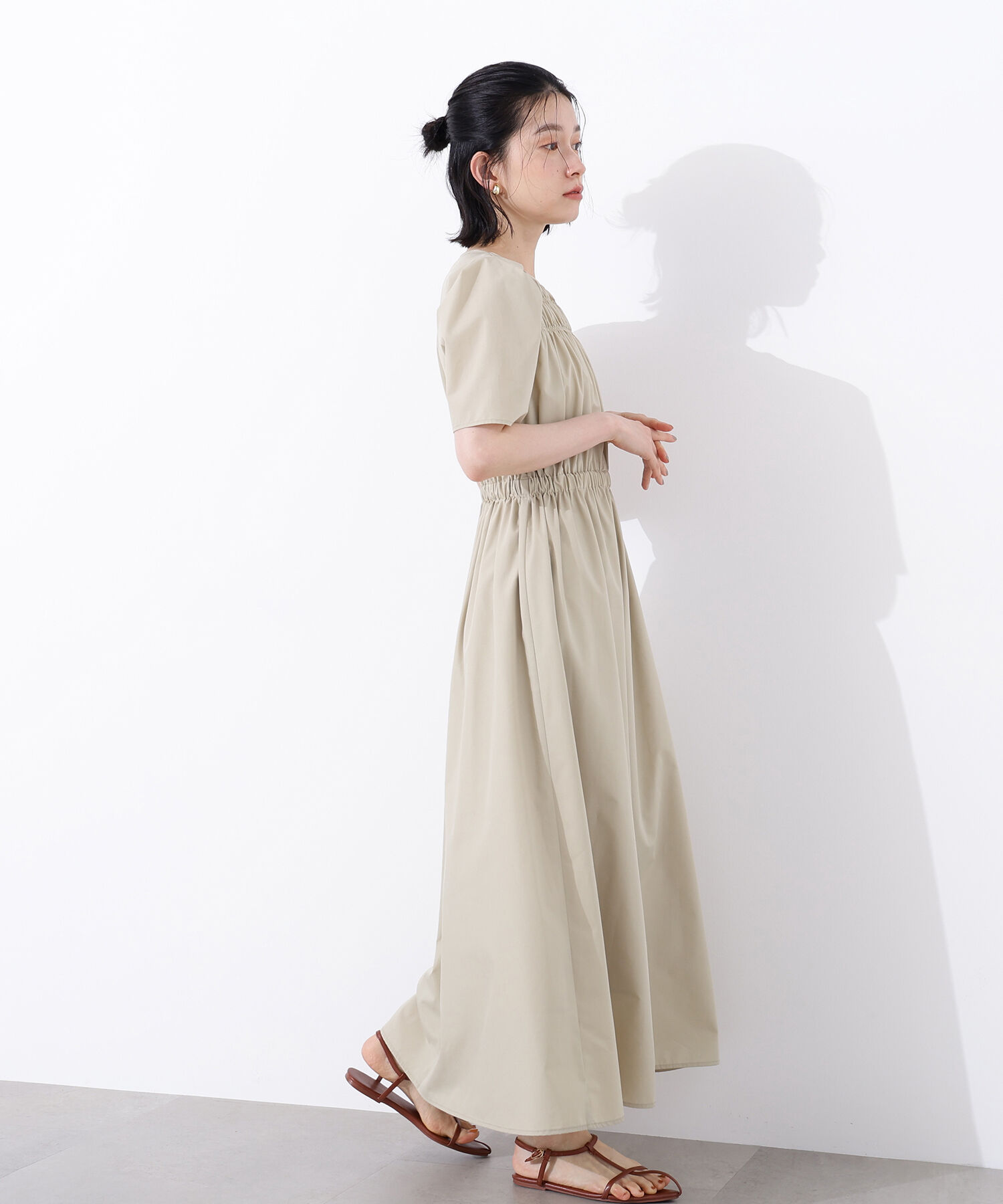  「ローンタックショルダーワンピース」|ワンピース|