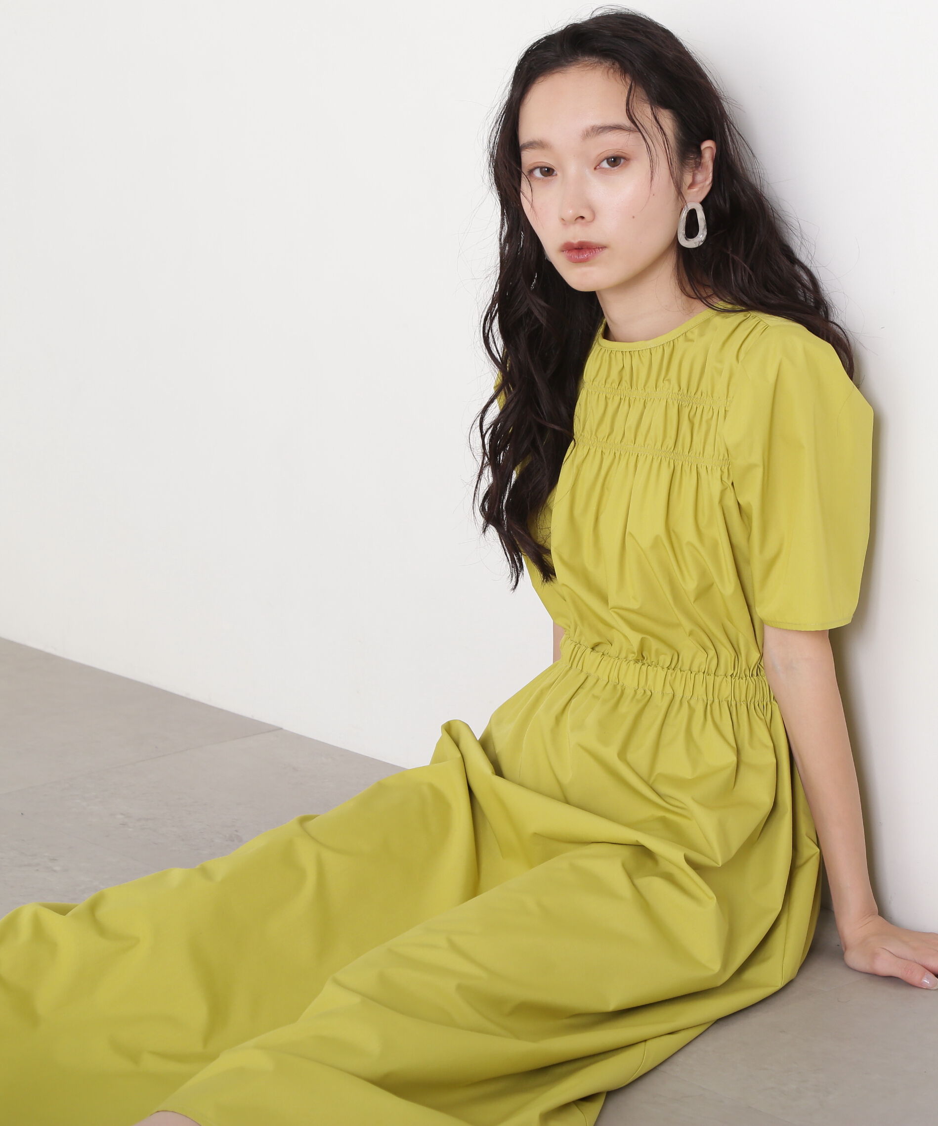  「ローンタックショルダーワンピース」|ワンピース|