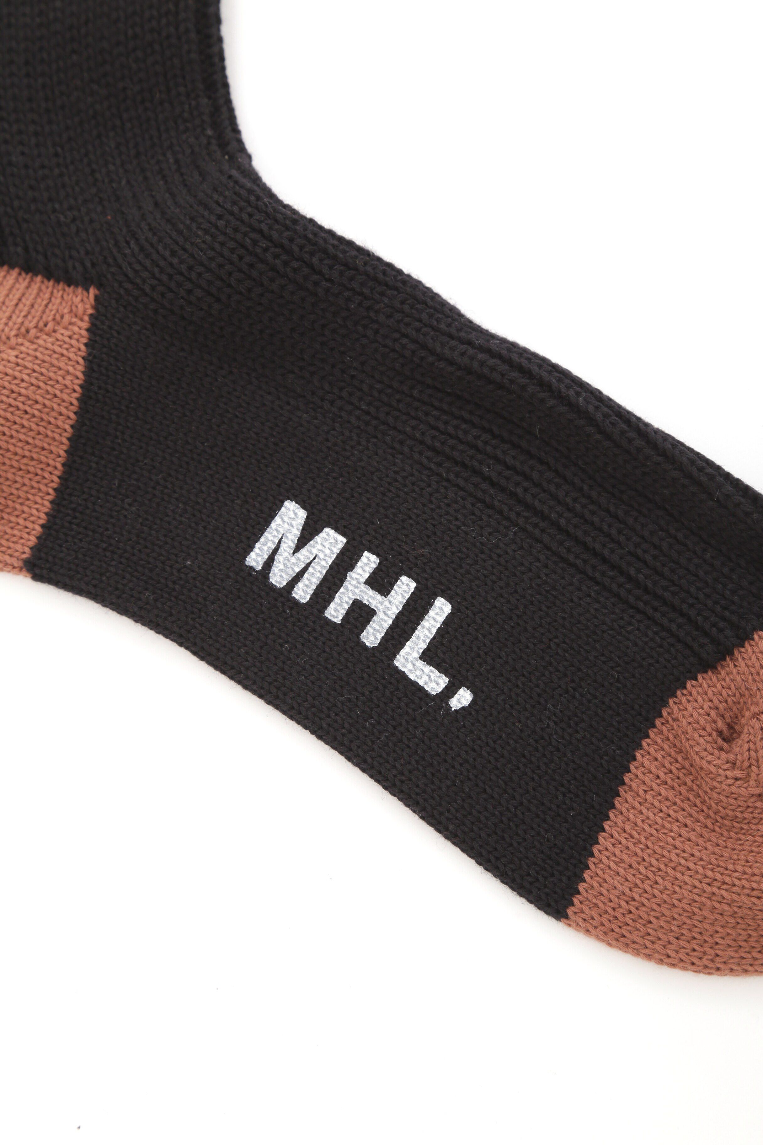 MHL.「ODD STRIPE SOCKS」|ソックス|