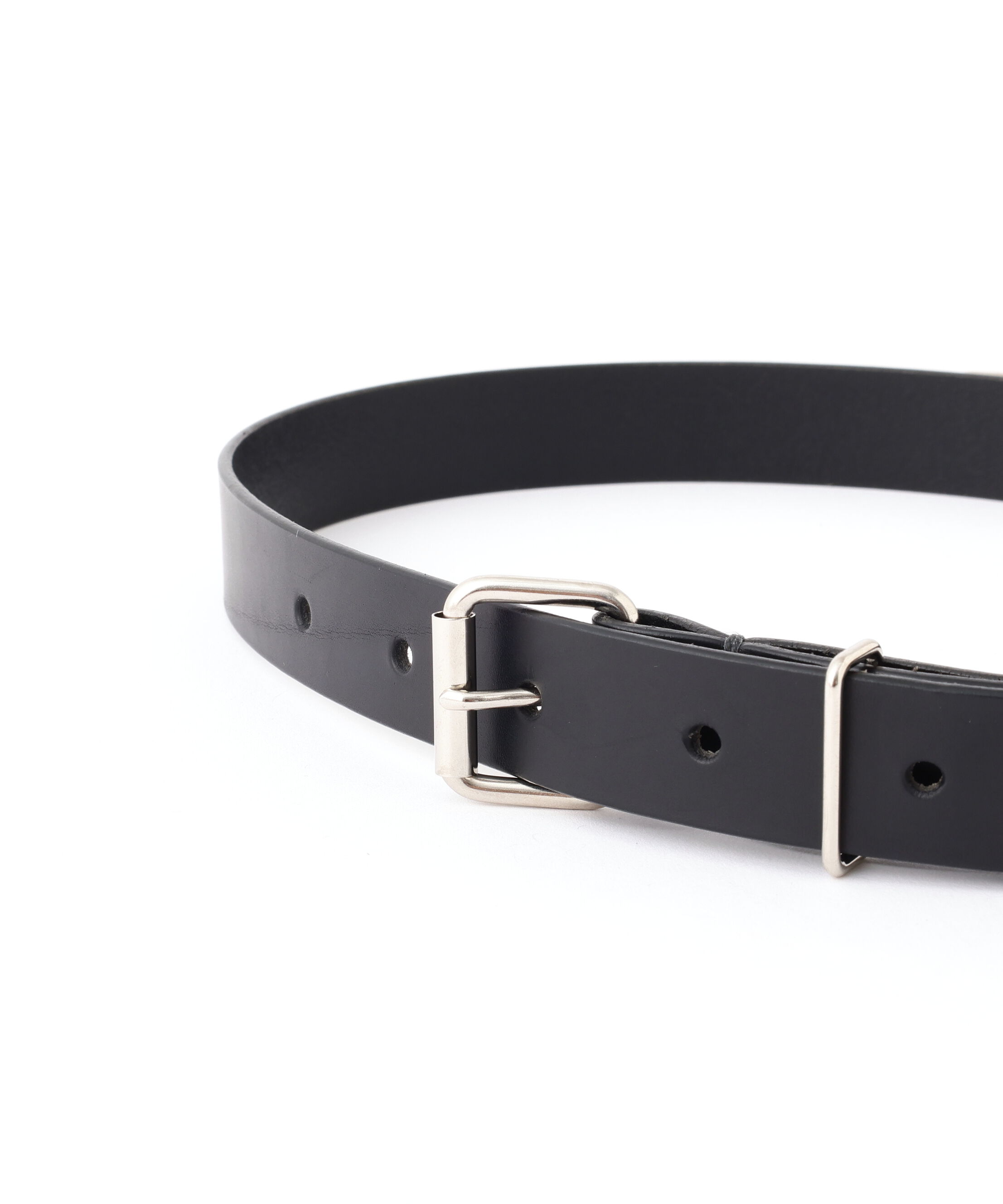 MHL.「ROLLER BUCKLE  LEATHER BELT」|ベルト|