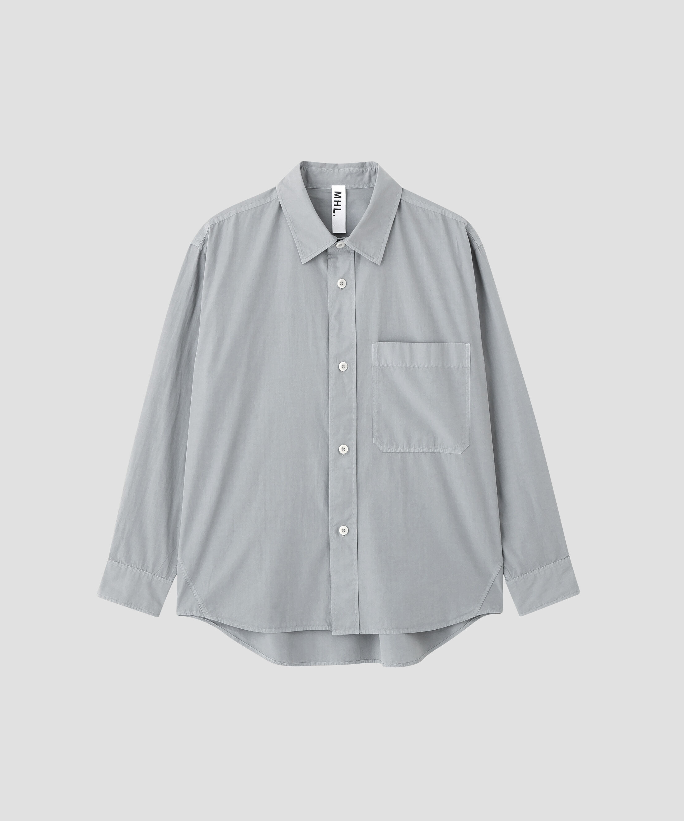 MHL.「COMPACT COTTON POPLIN SHIRT」|シャツ・ブラウス|