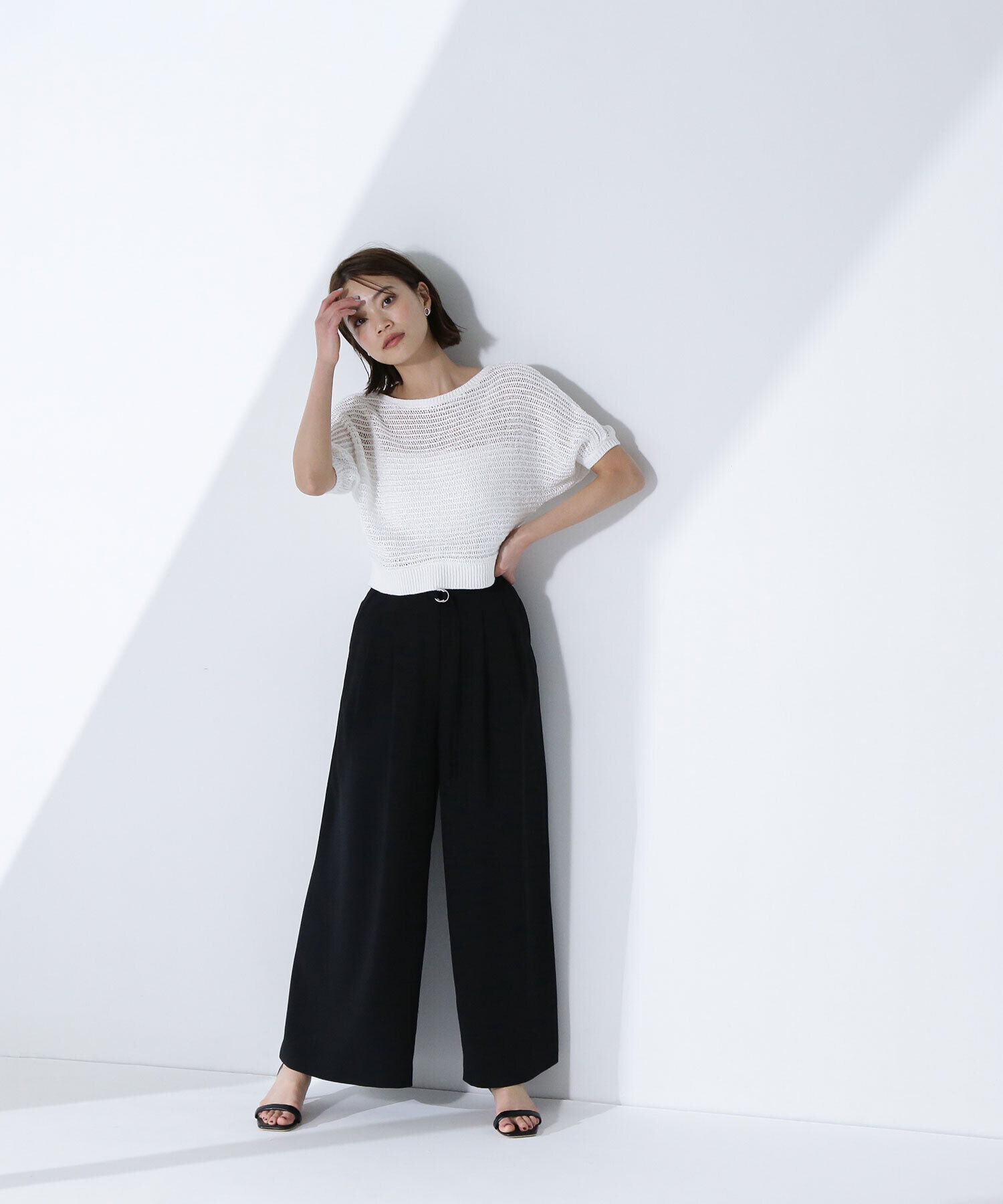  「バックサテンリラクシーパンツ」|その他|