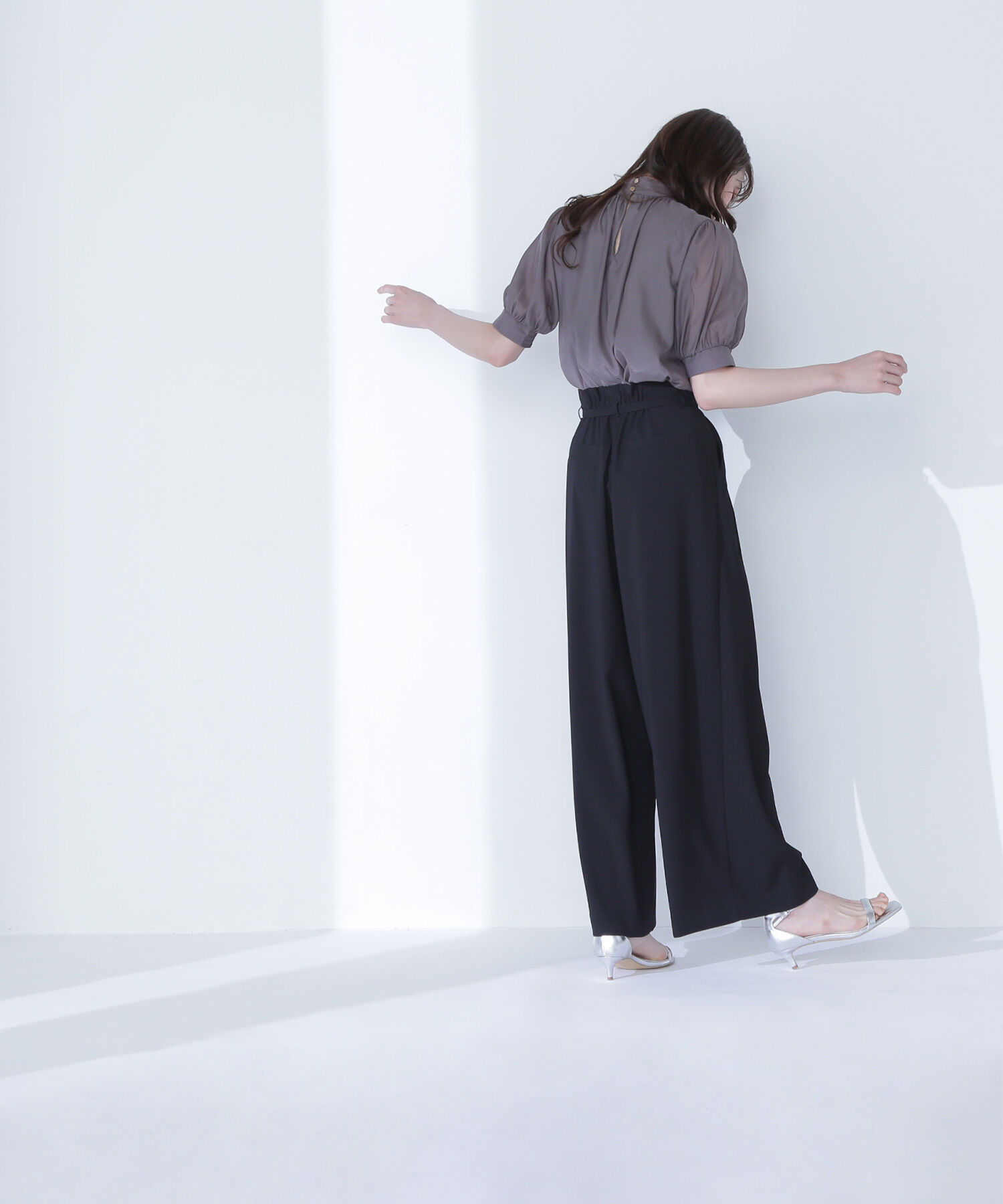  「バックサテンリラクシーパンツ」|その他|