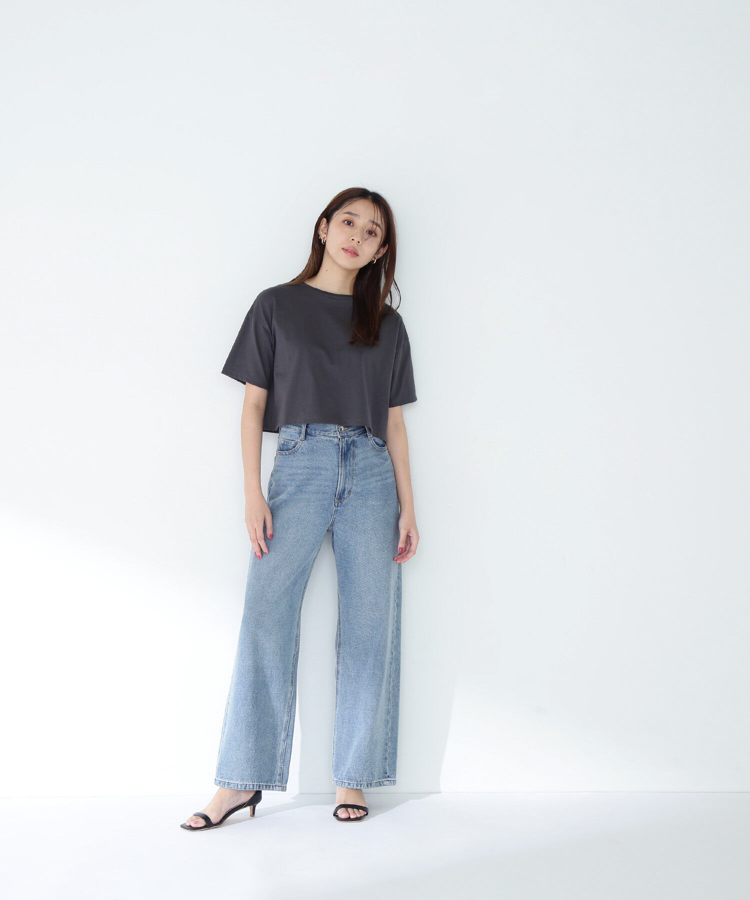  「メタルポイントクロップドTシャツ」|Tシャツ・カットソー|