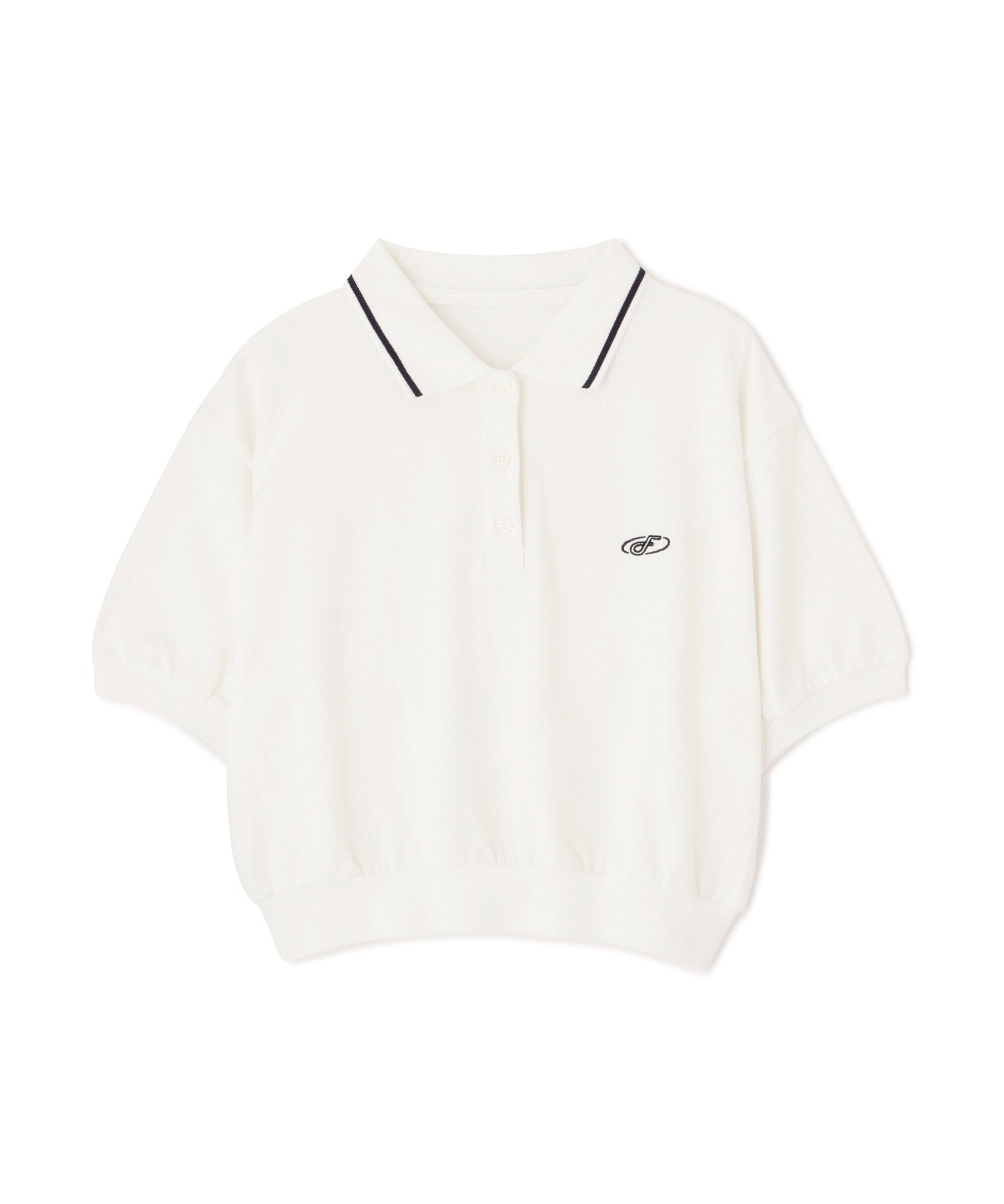  「パフスリーブショート丈ポロシャツ」|Tシャツ・カットソー|