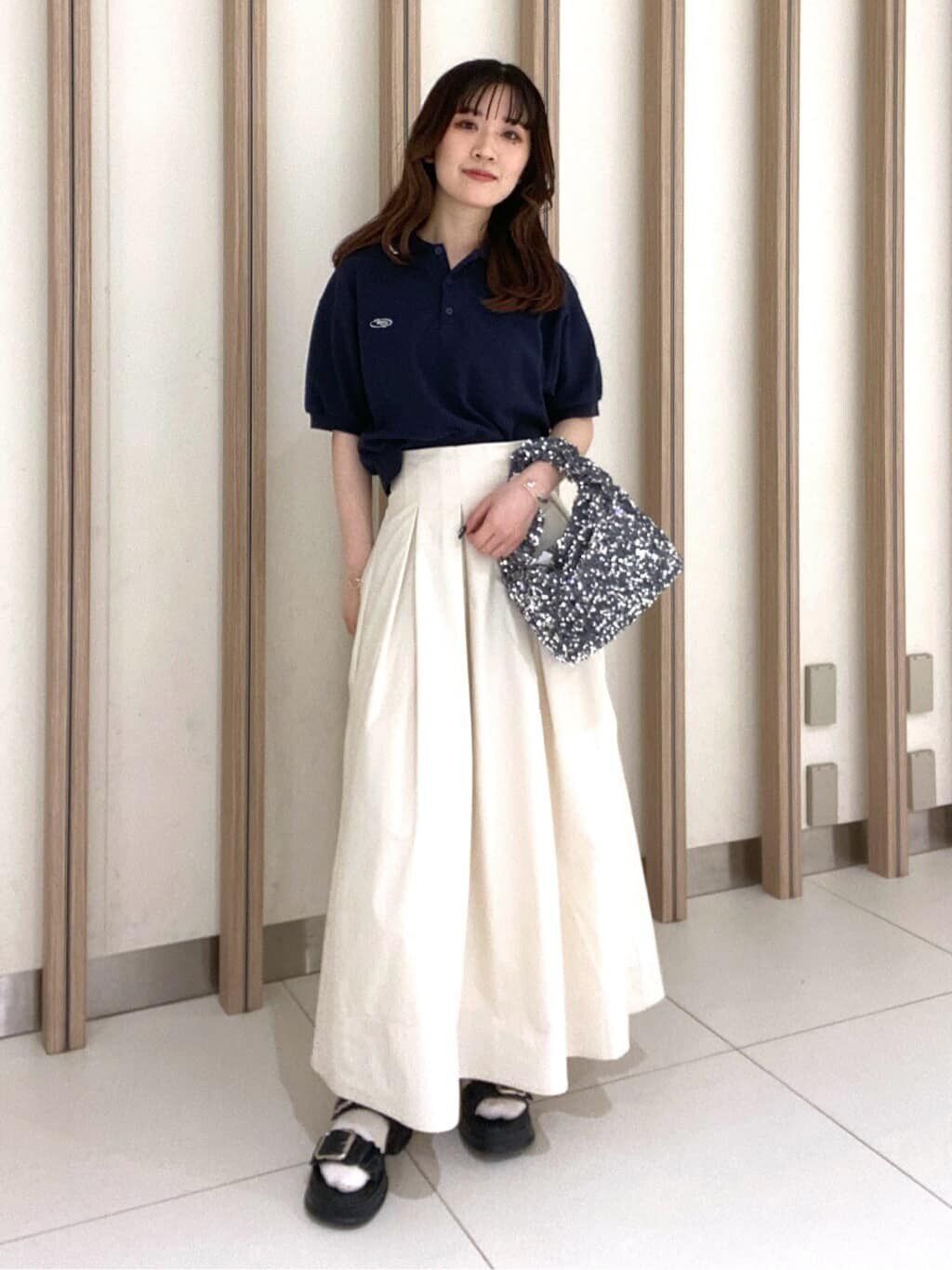  「パフスリーブショート丈ポロシャツ」|Tシャツ・カットソー|