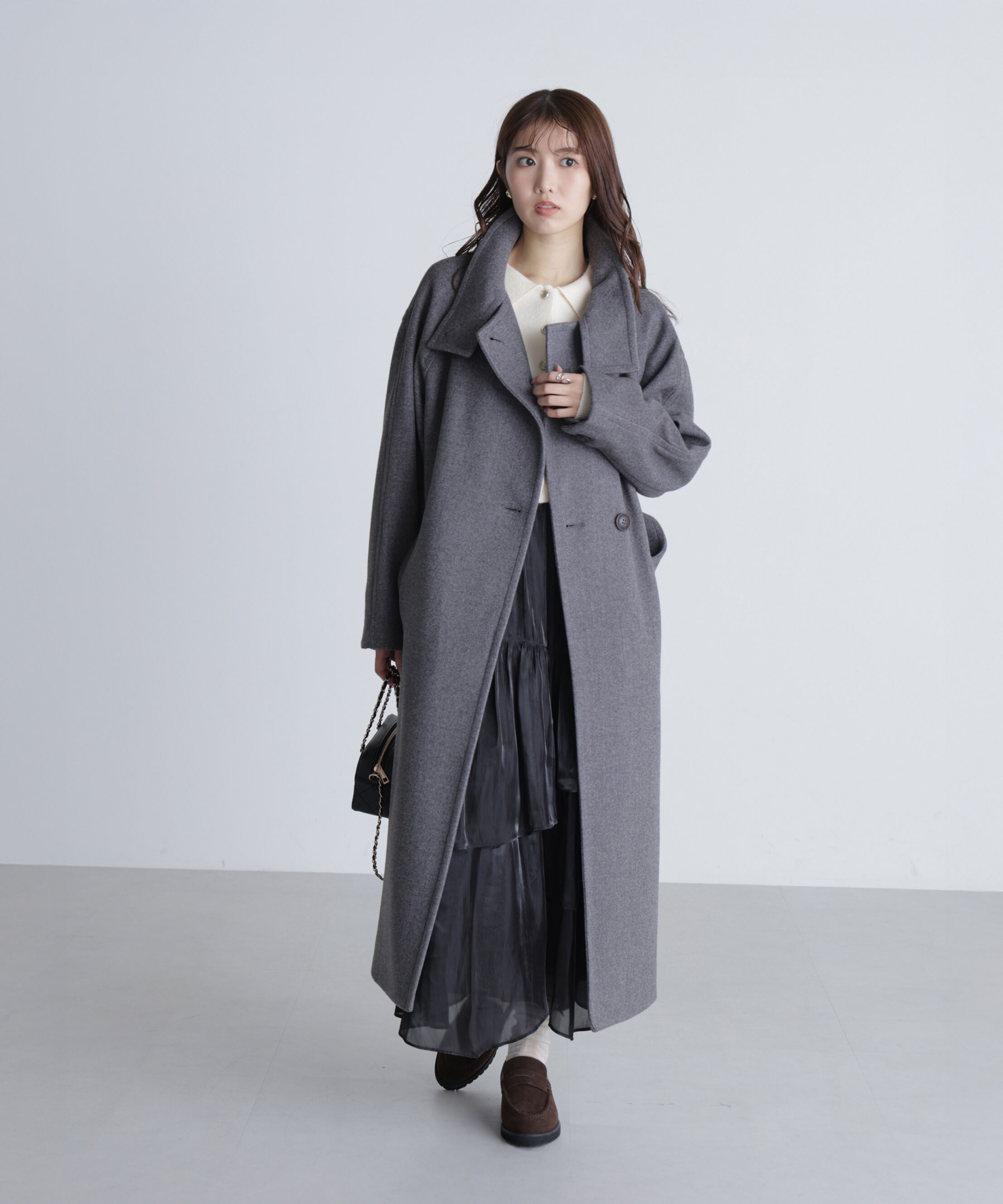  「シャイニーフリルティアードスカート」|スカート|