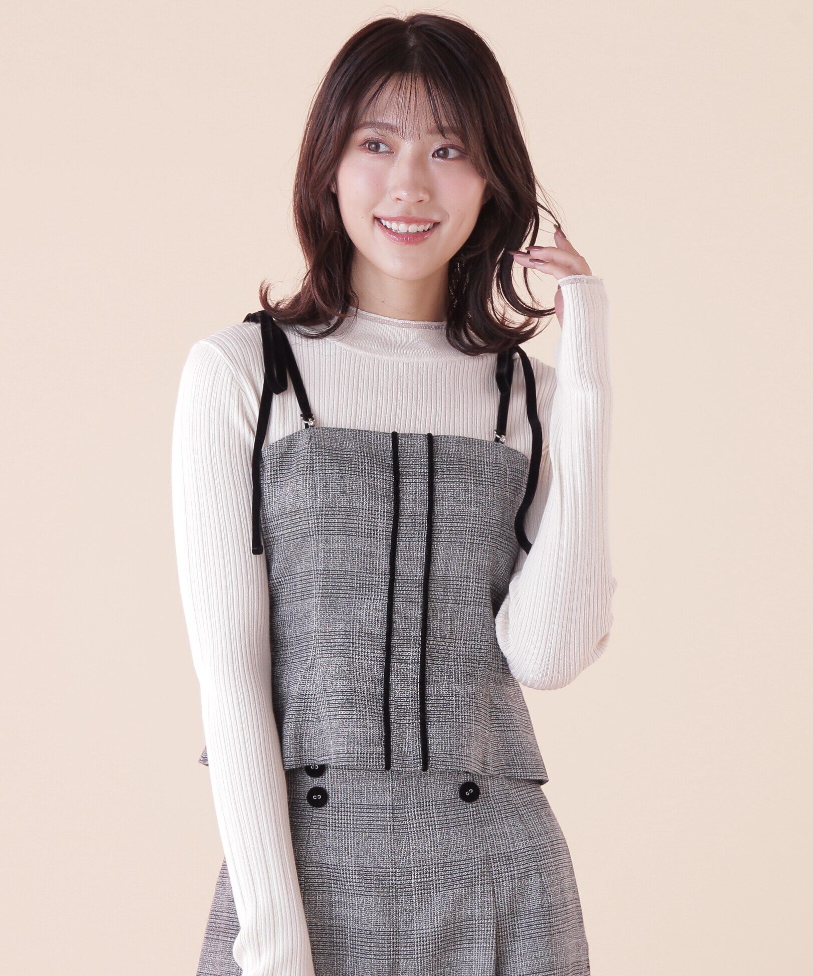  「細リボンパイピングビスチェ」|シャツ・ブラウス|