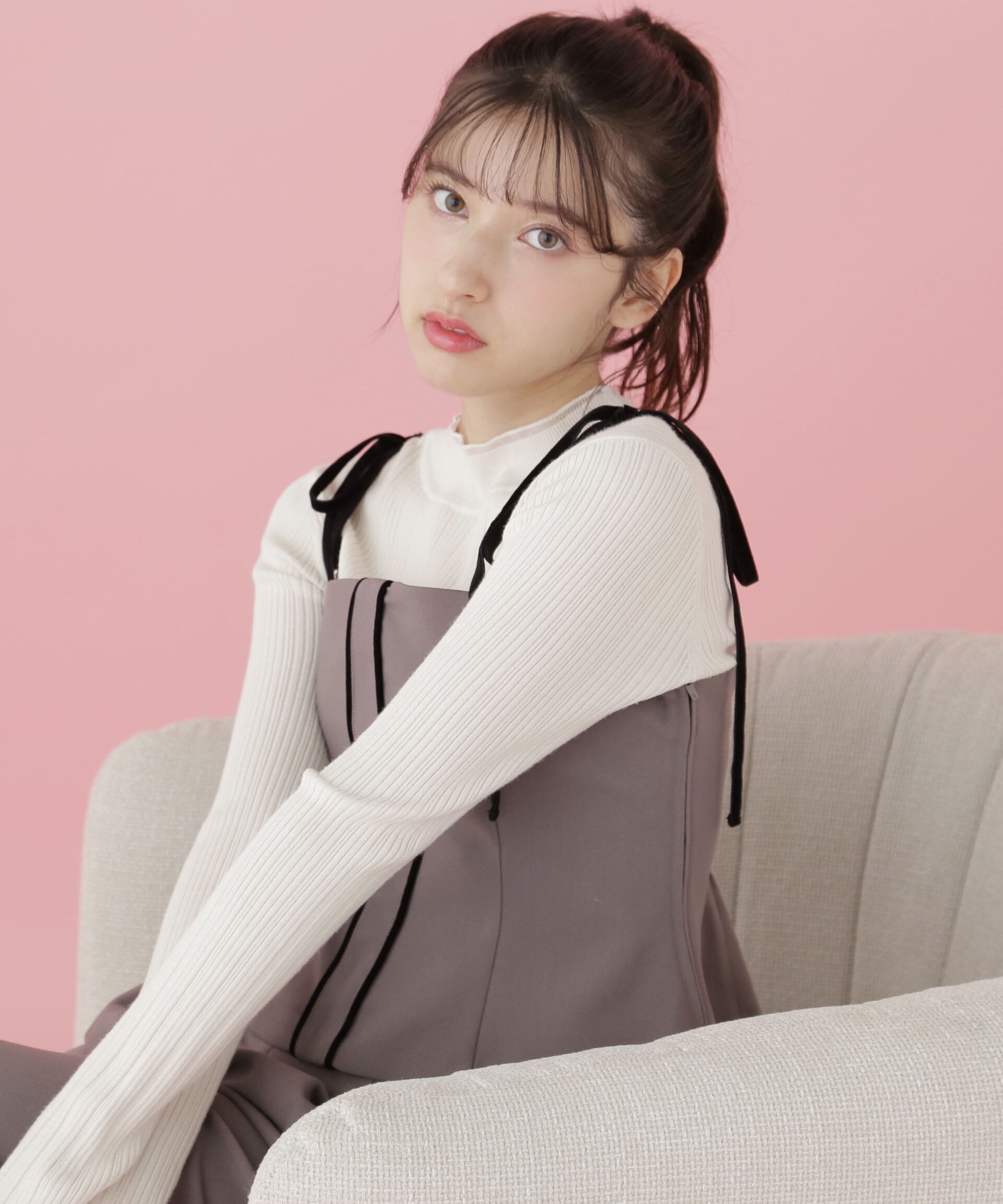  「細リボンパイピングビスチェ」|シャツ・ブラウス|