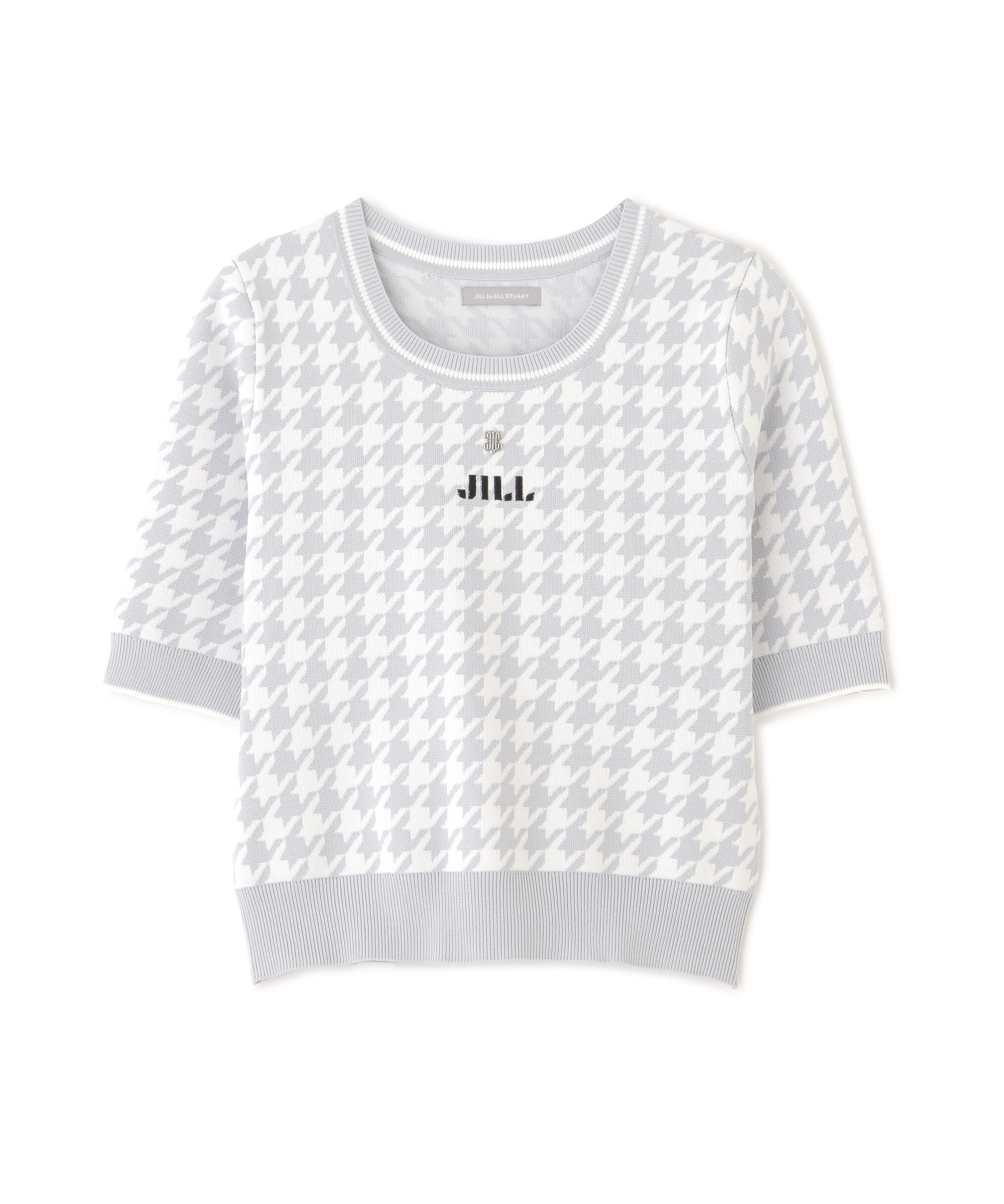  「半袖ジャガードニット」|ニット・セーター|